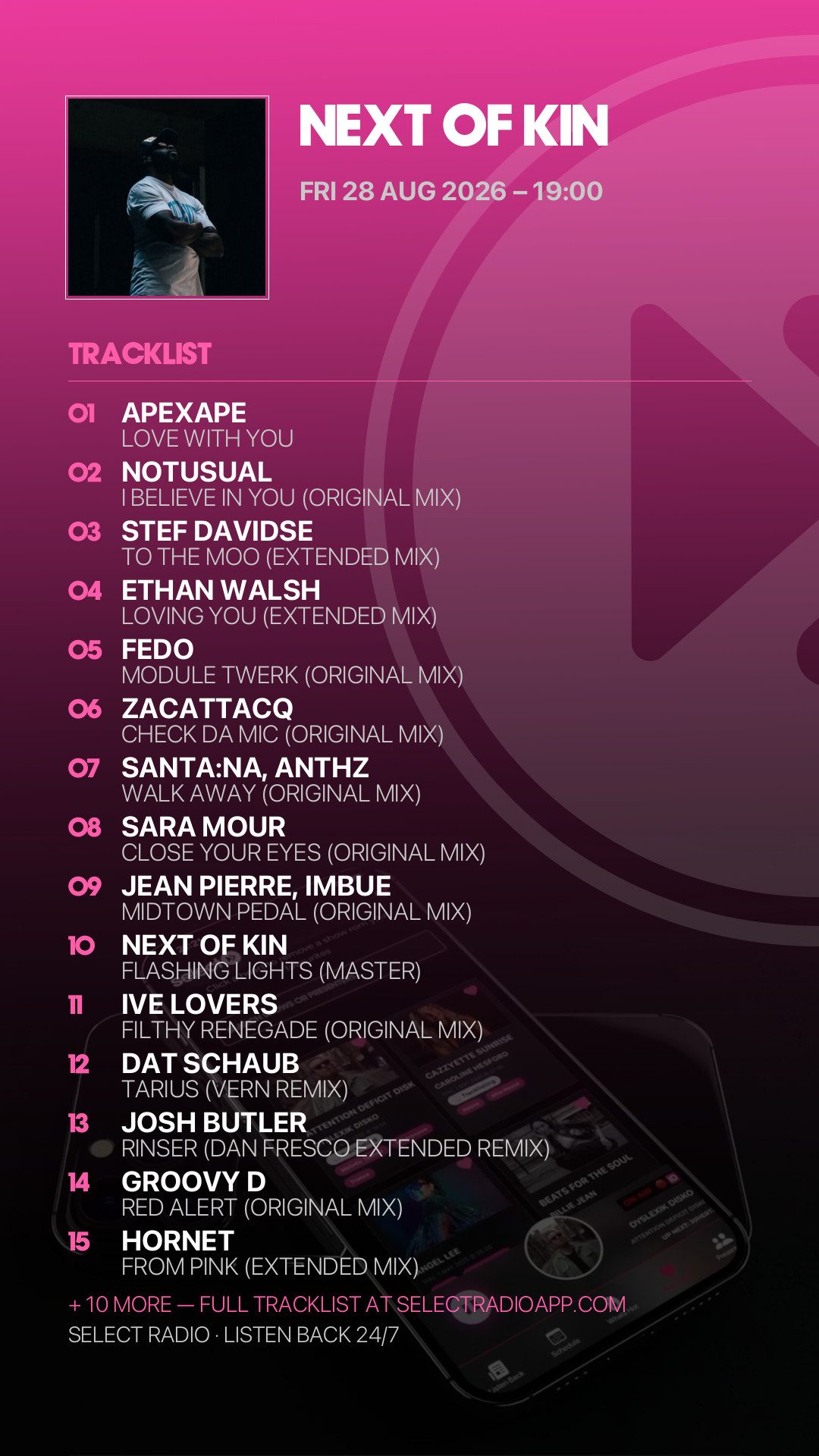 Tracklist Story Preview