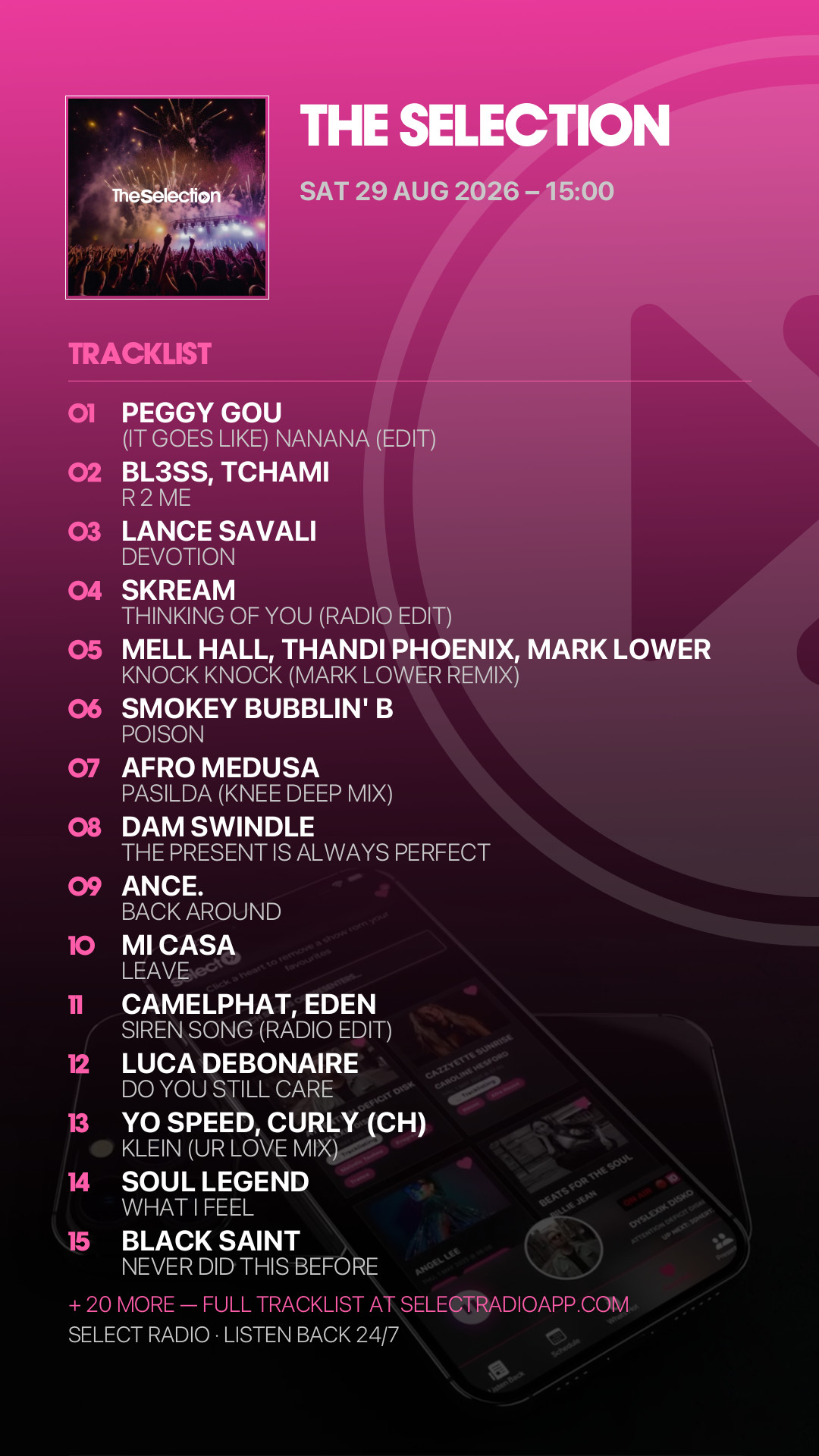 Tracklist Story Preview