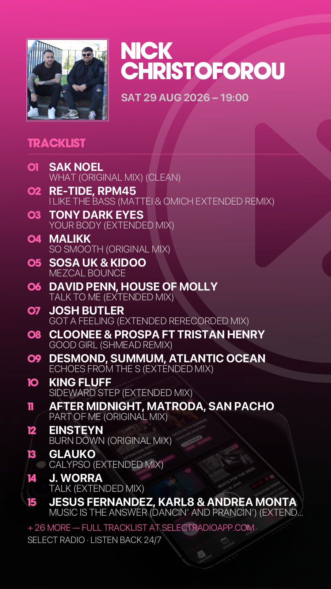 Tracklist Story Preview
