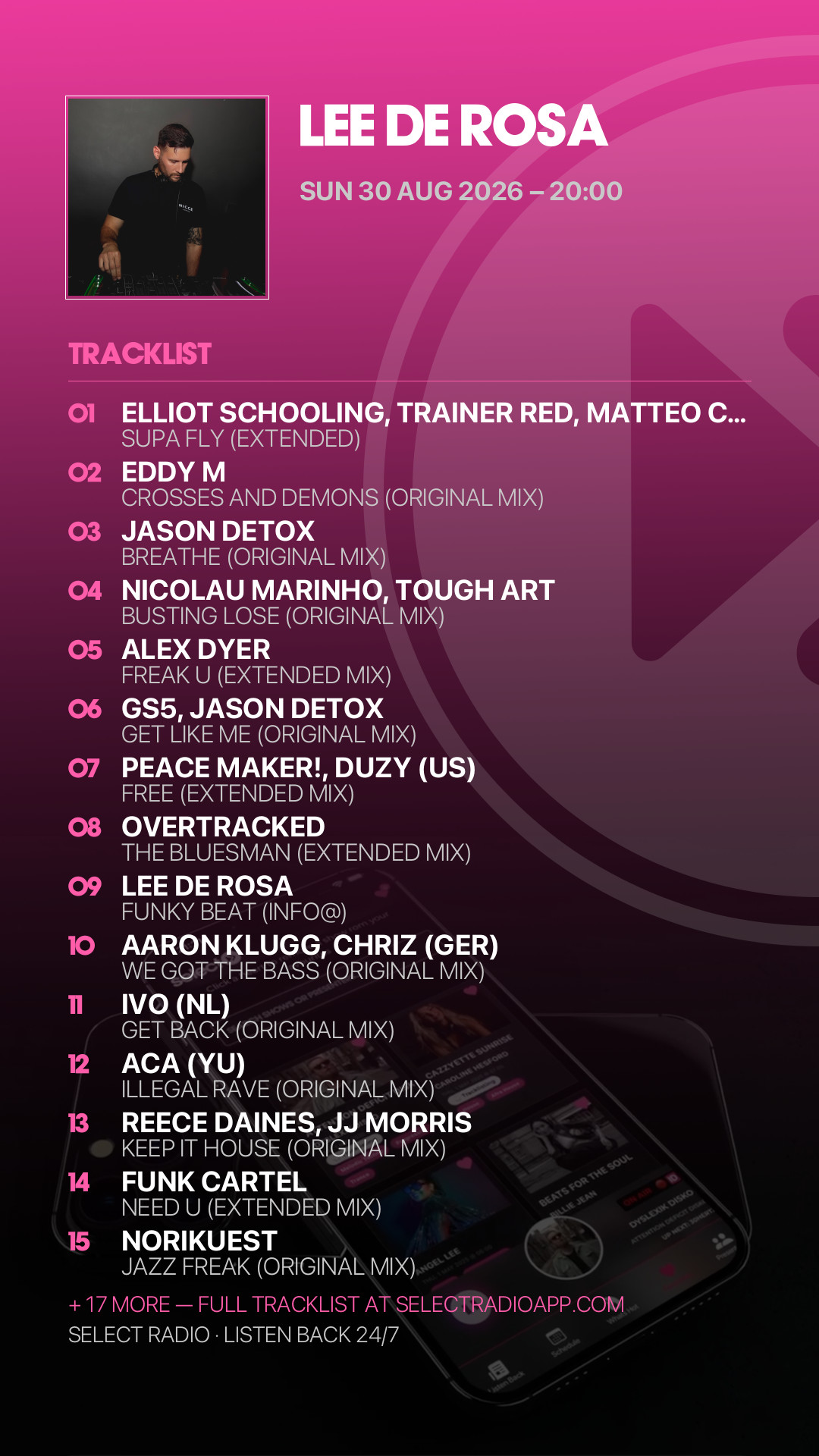 Tracklist Story Preview