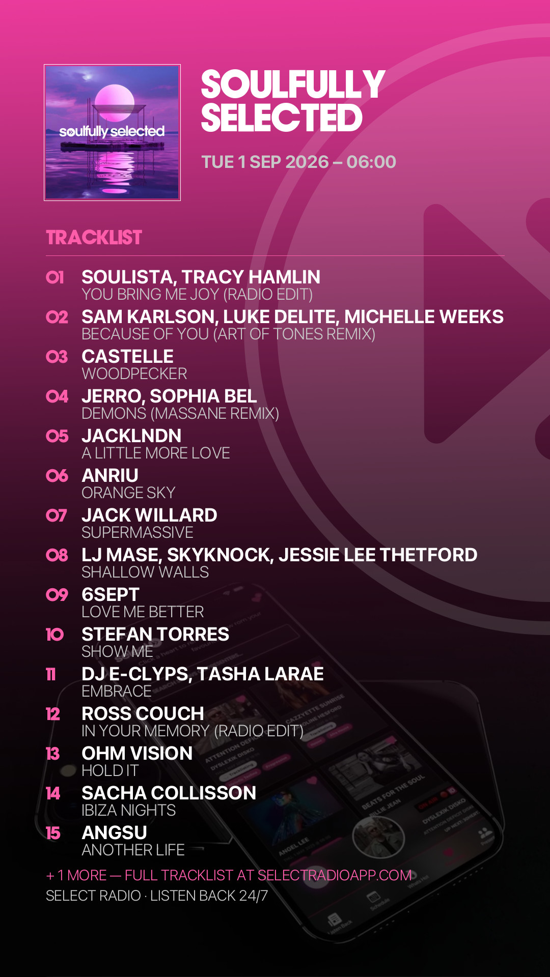Tracklist Story Preview