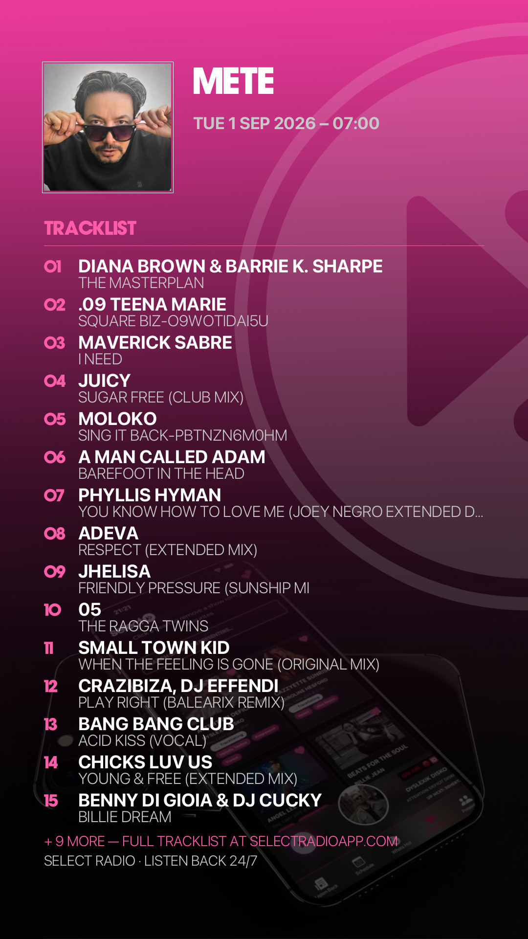 Tracklist Story Preview