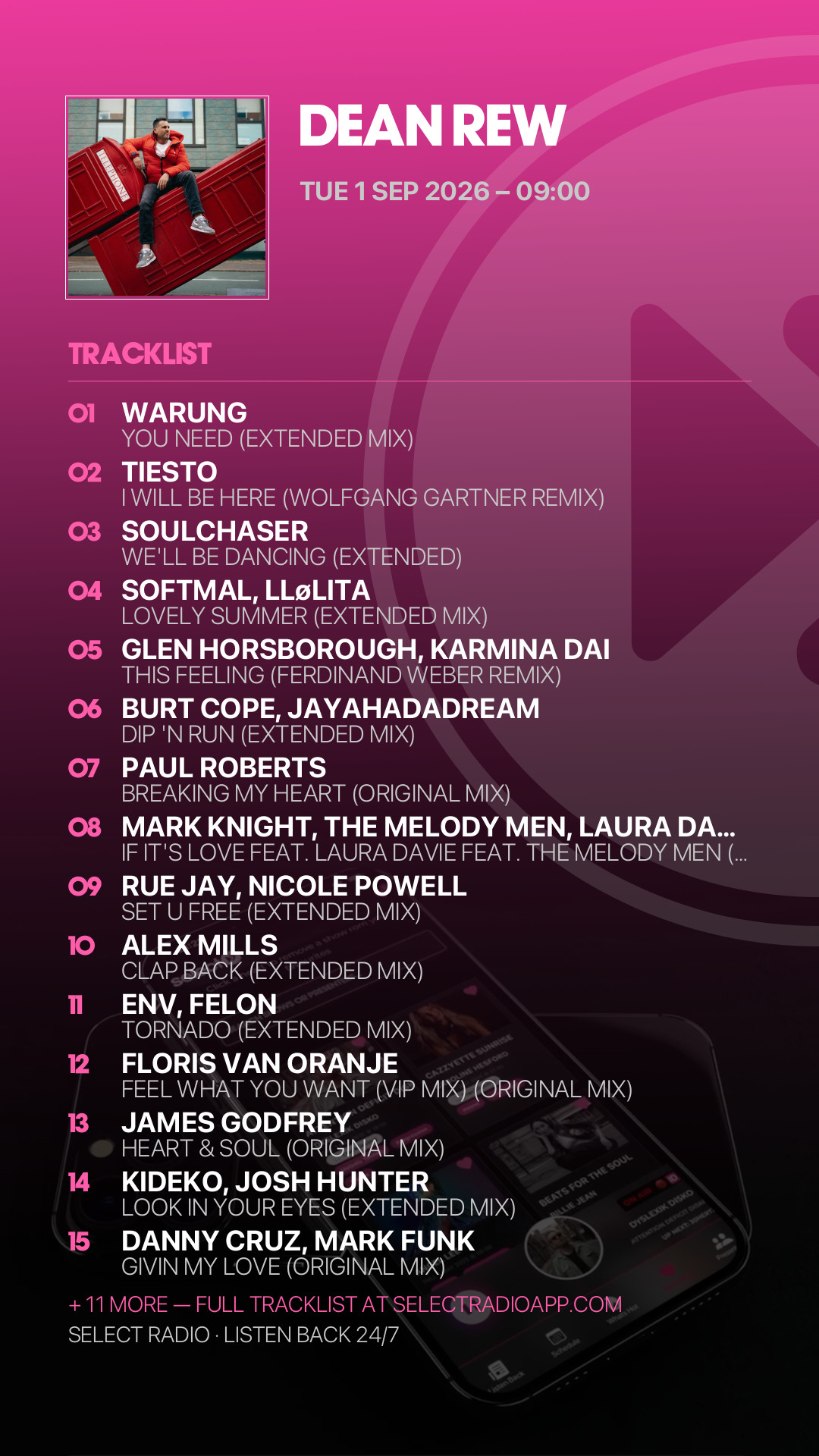 Tracklist Story Preview
