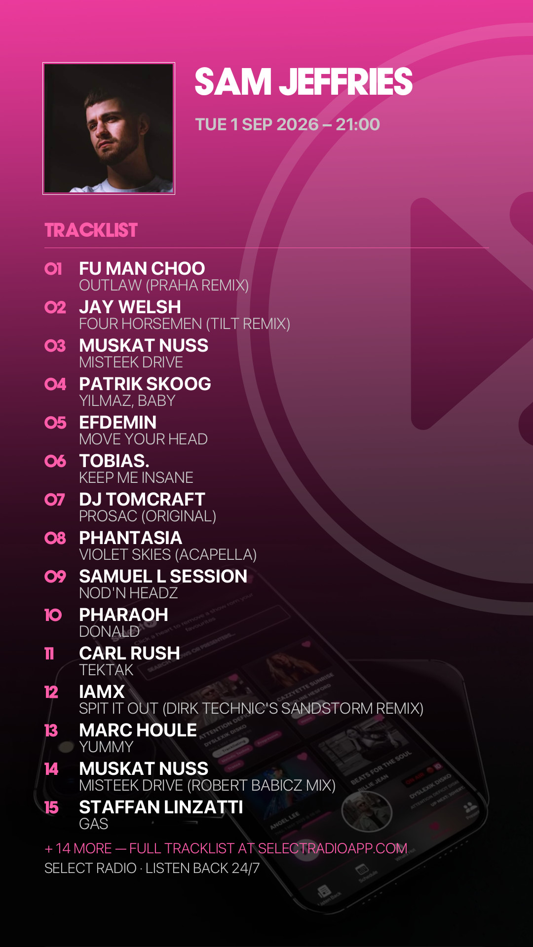 Tracklist Story Preview