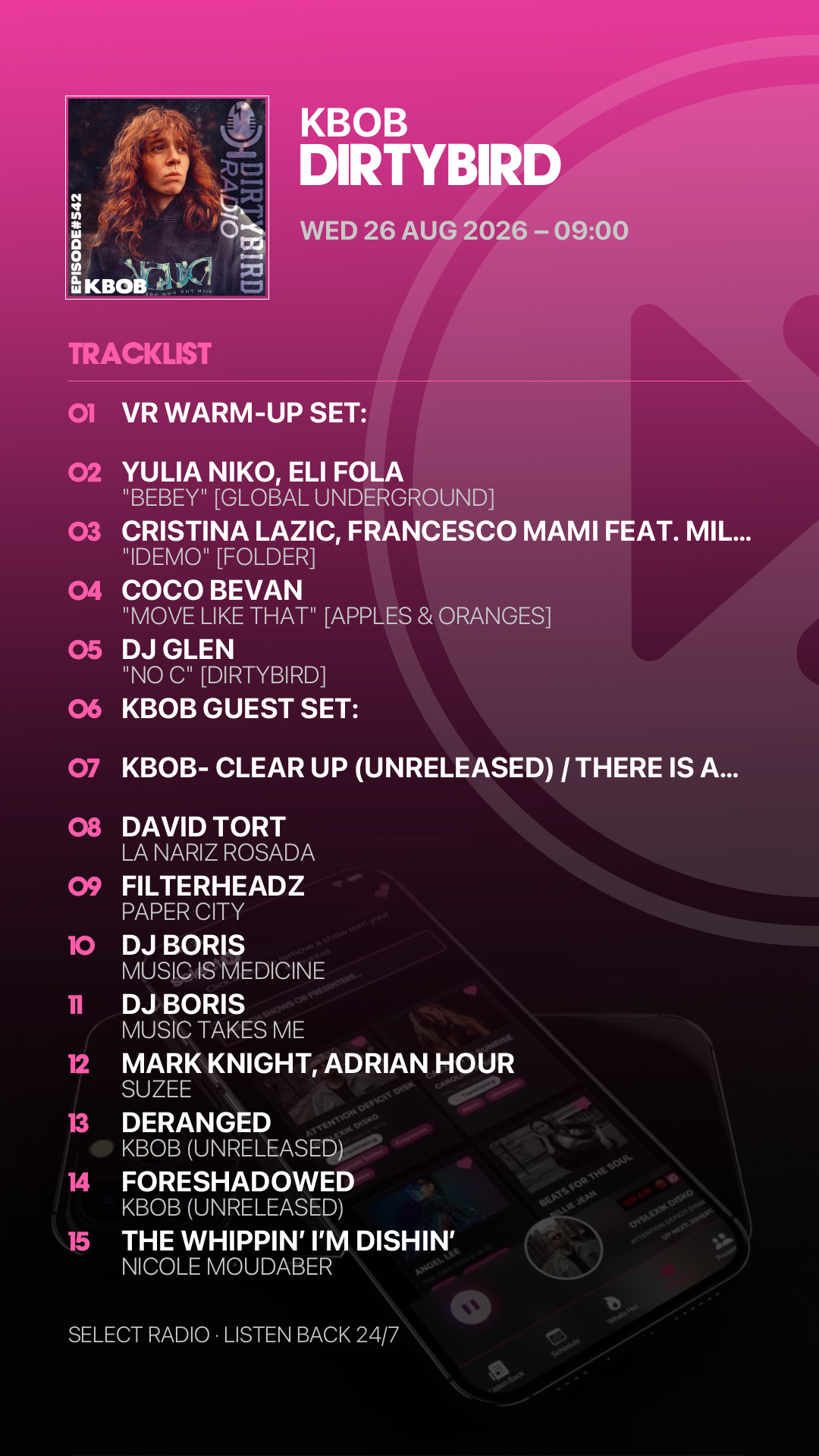 Tracklist Story Preview