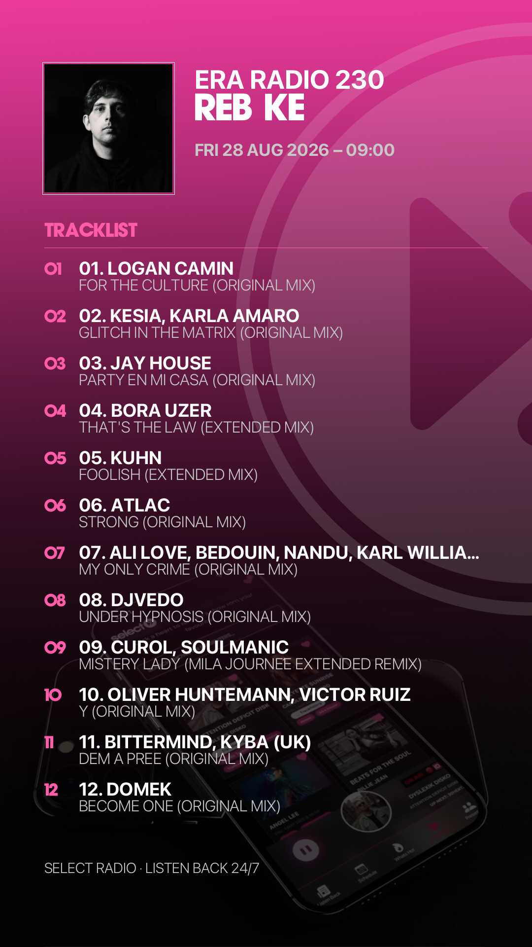 Tracklist Story Preview