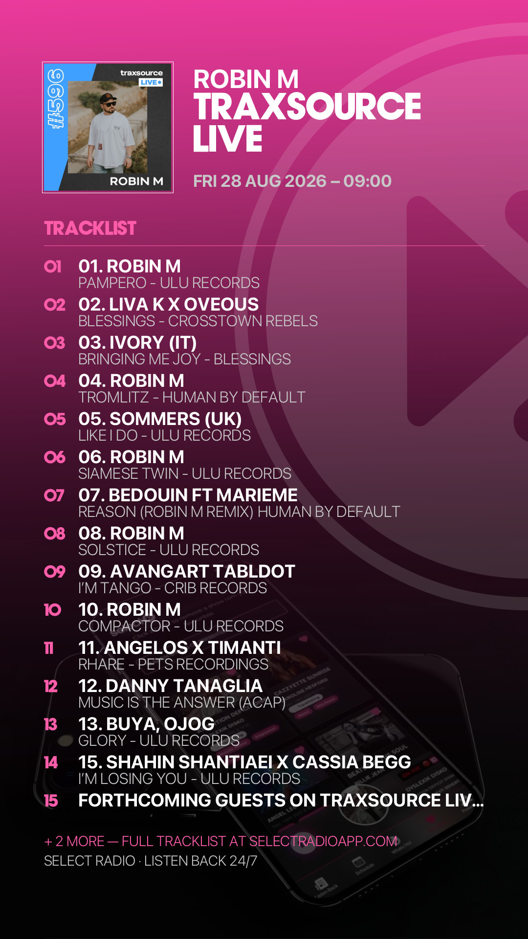 Tracklist Story Preview