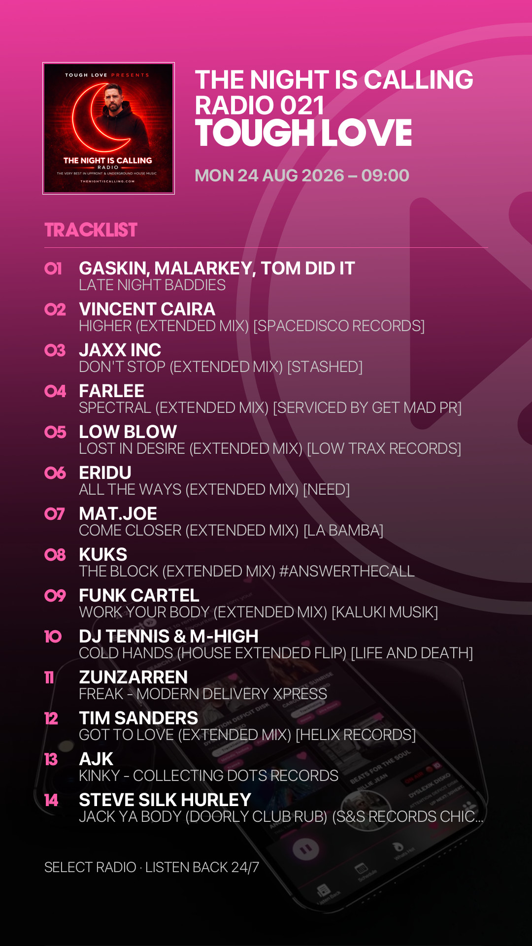 Tracklist Story Preview