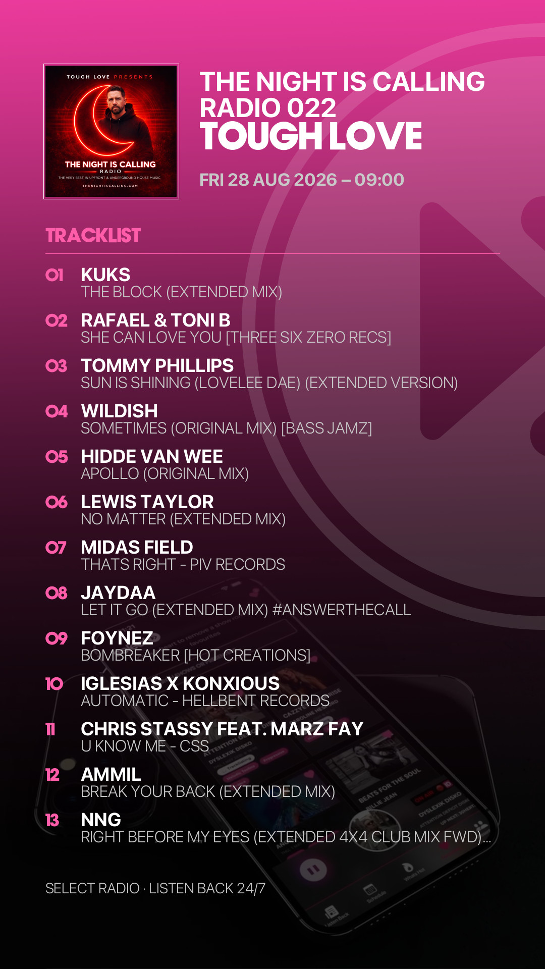 Tracklist Story Preview