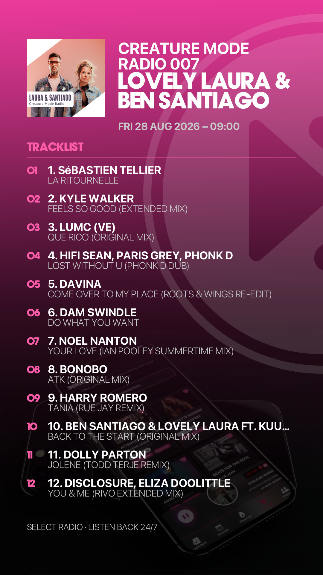 Tracklist Story Preview