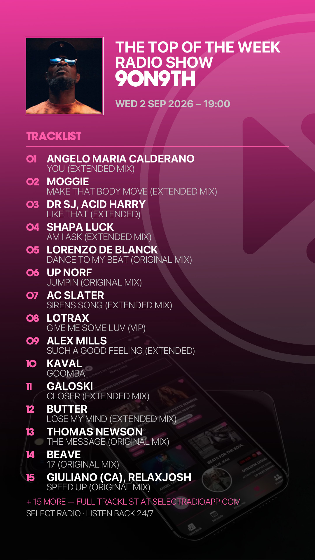Tracklist Story Preview