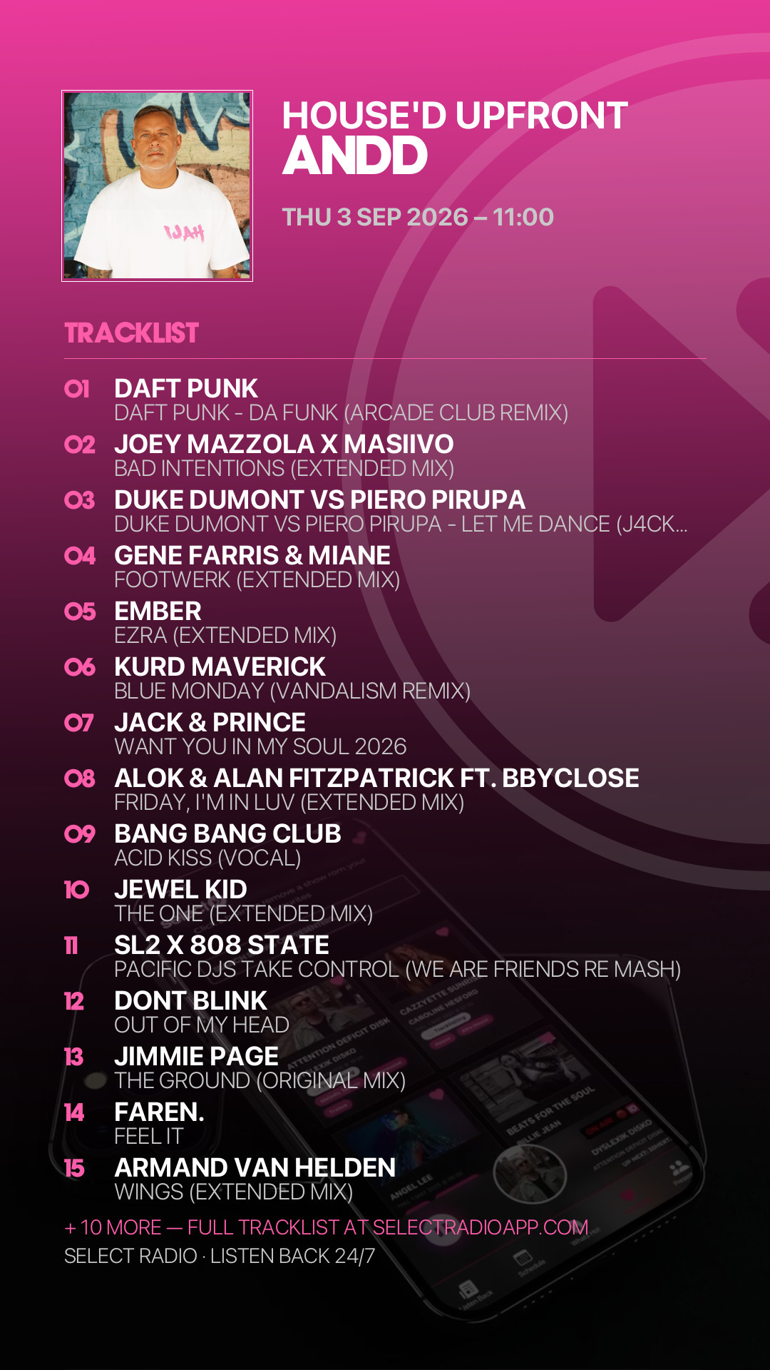 Tracklist Story Preview