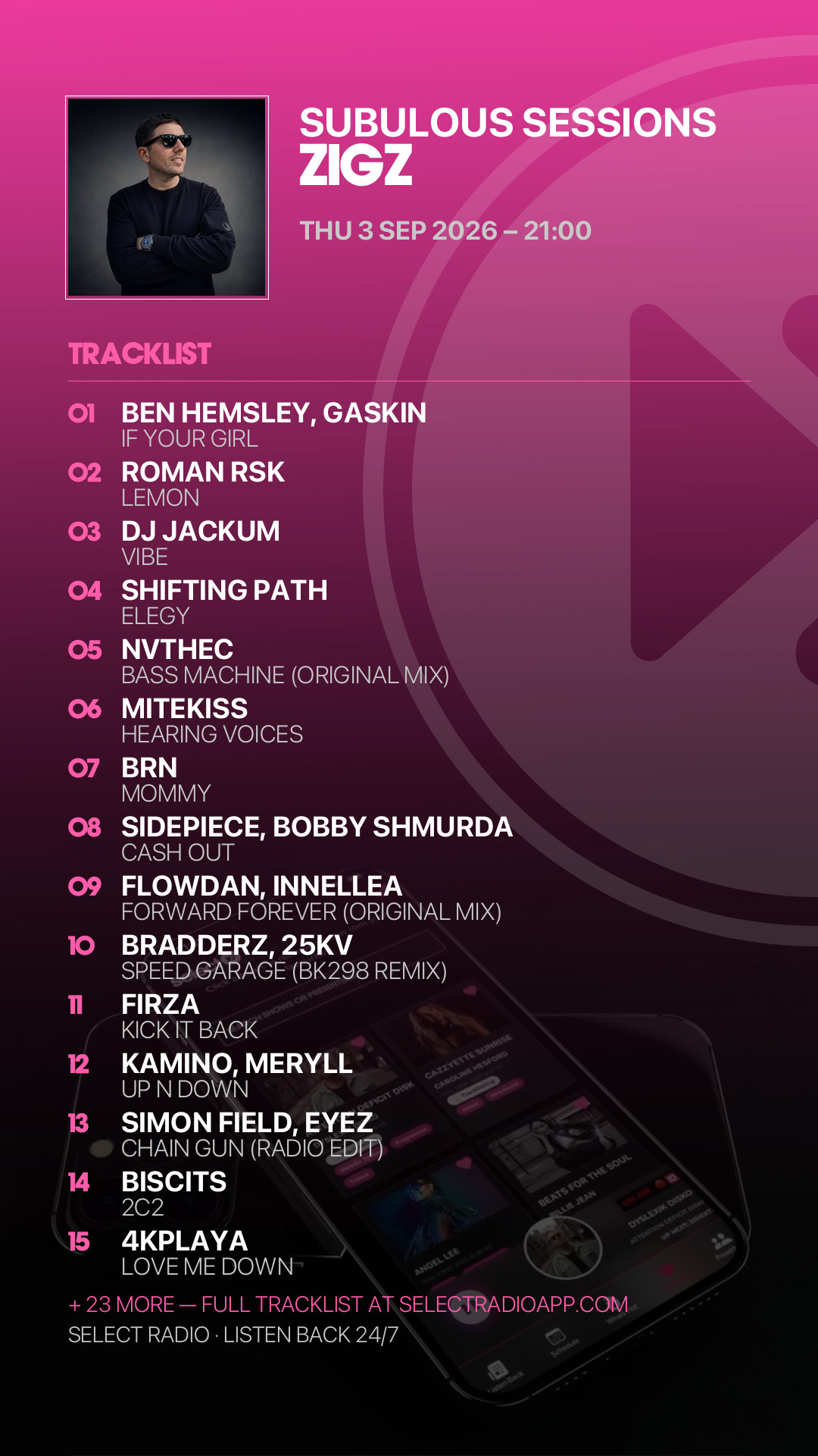 Tracklist Story Preview
