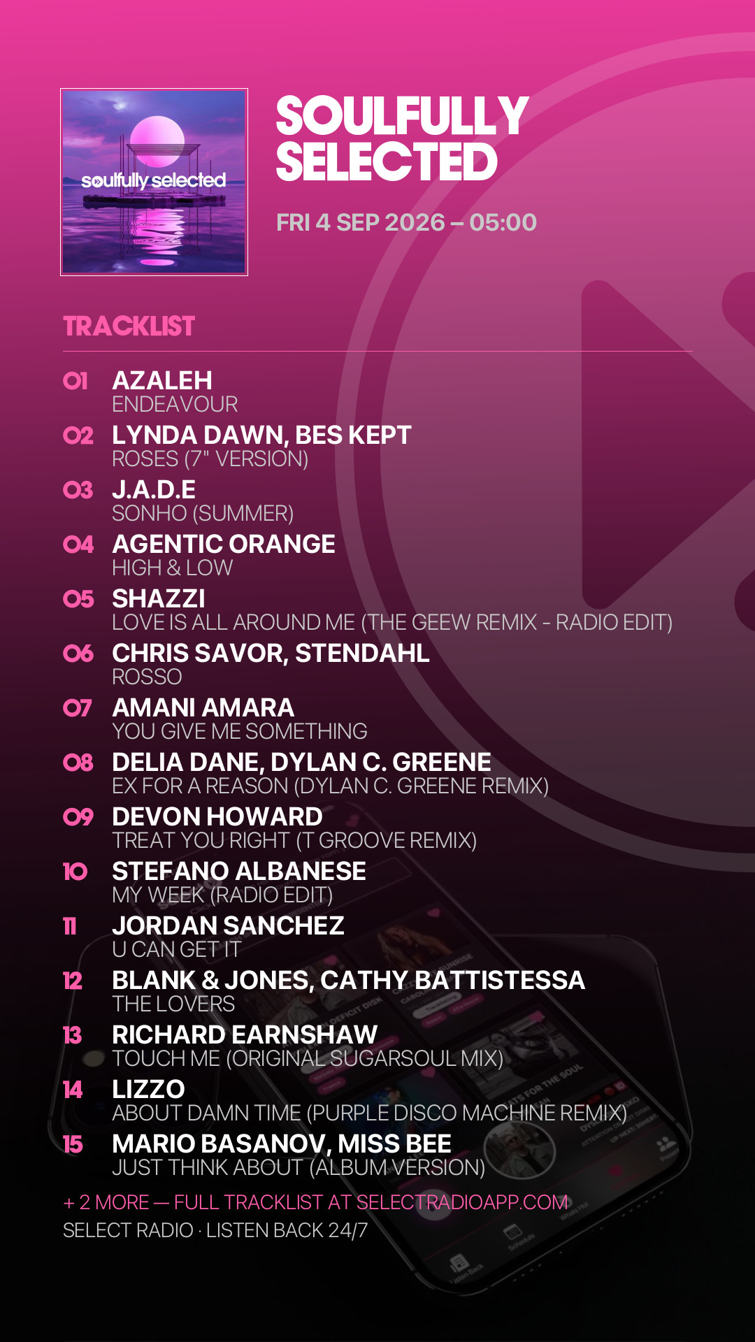 Tracklist Story Preview