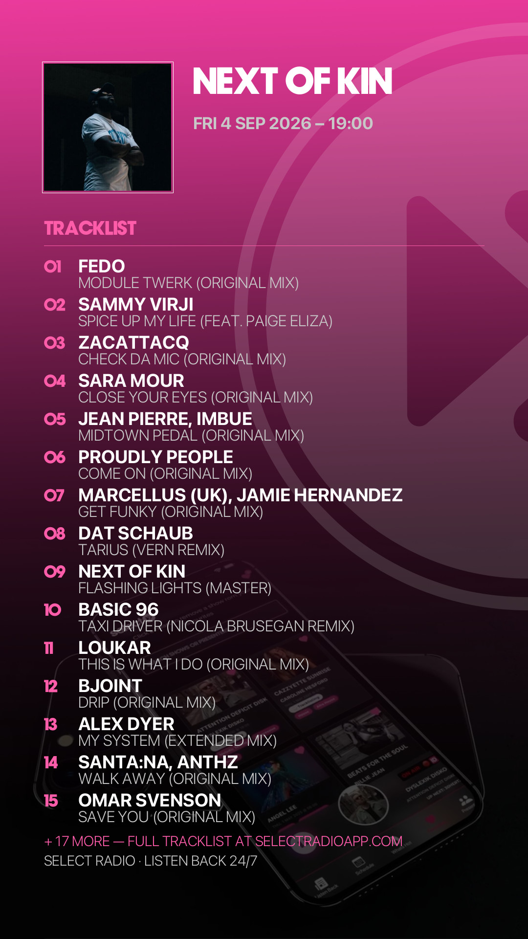 Tracklist Story Preview