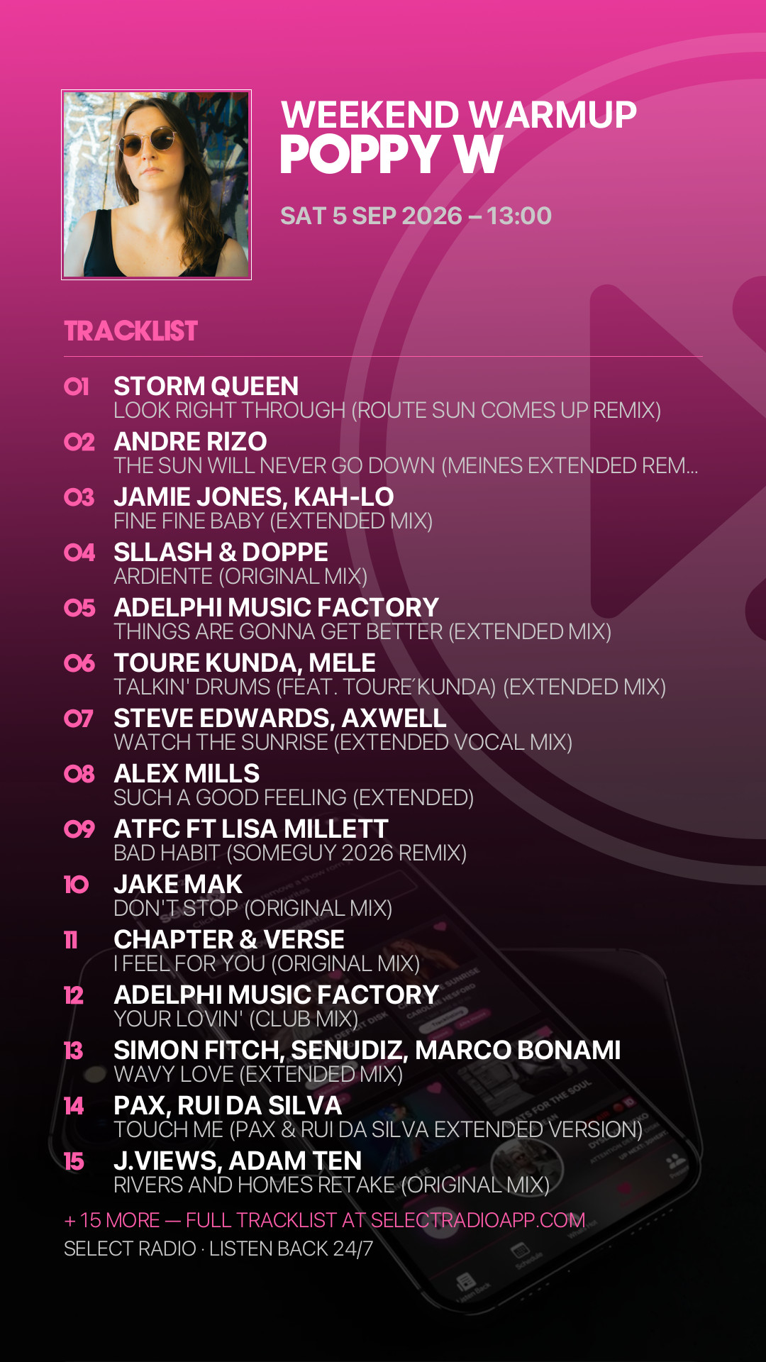 Tracklist Story Preview
