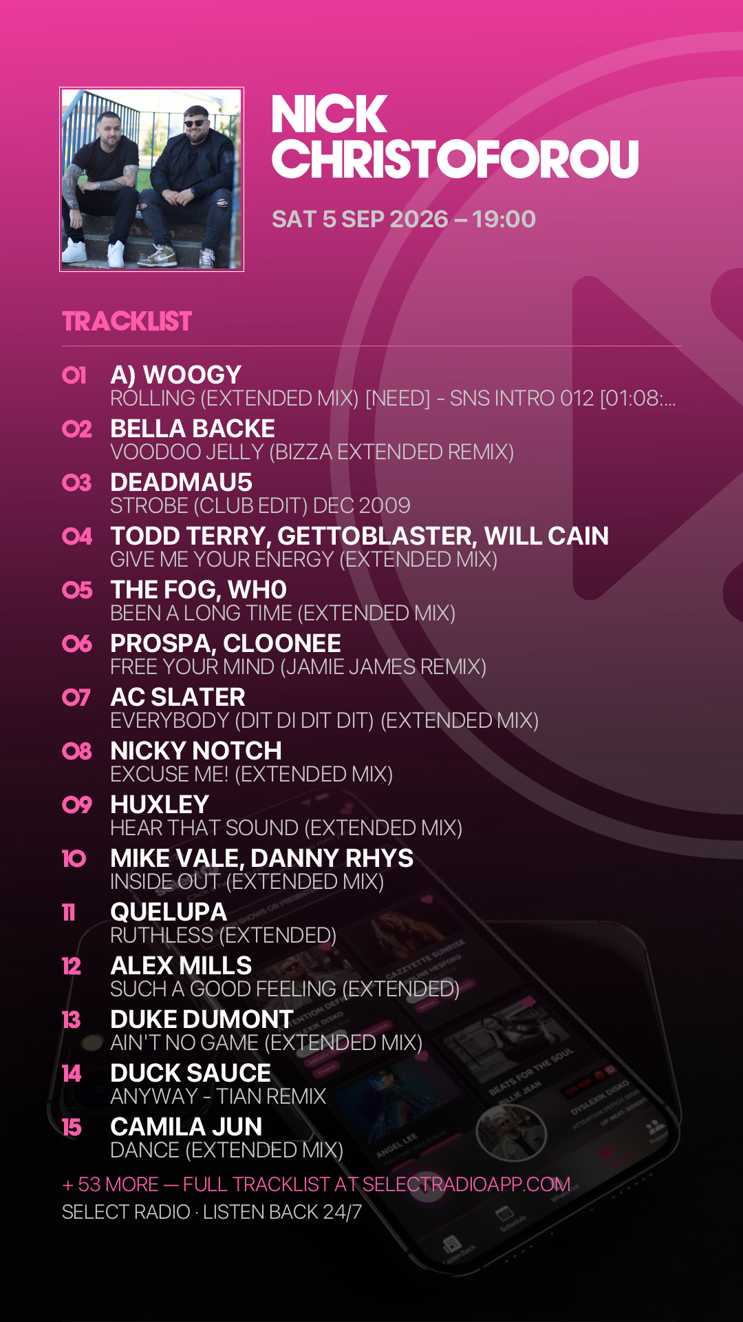 Tracklist Story Preview