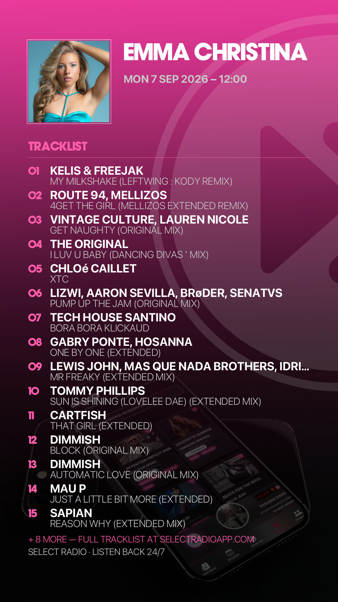 Tracklist Story Preview