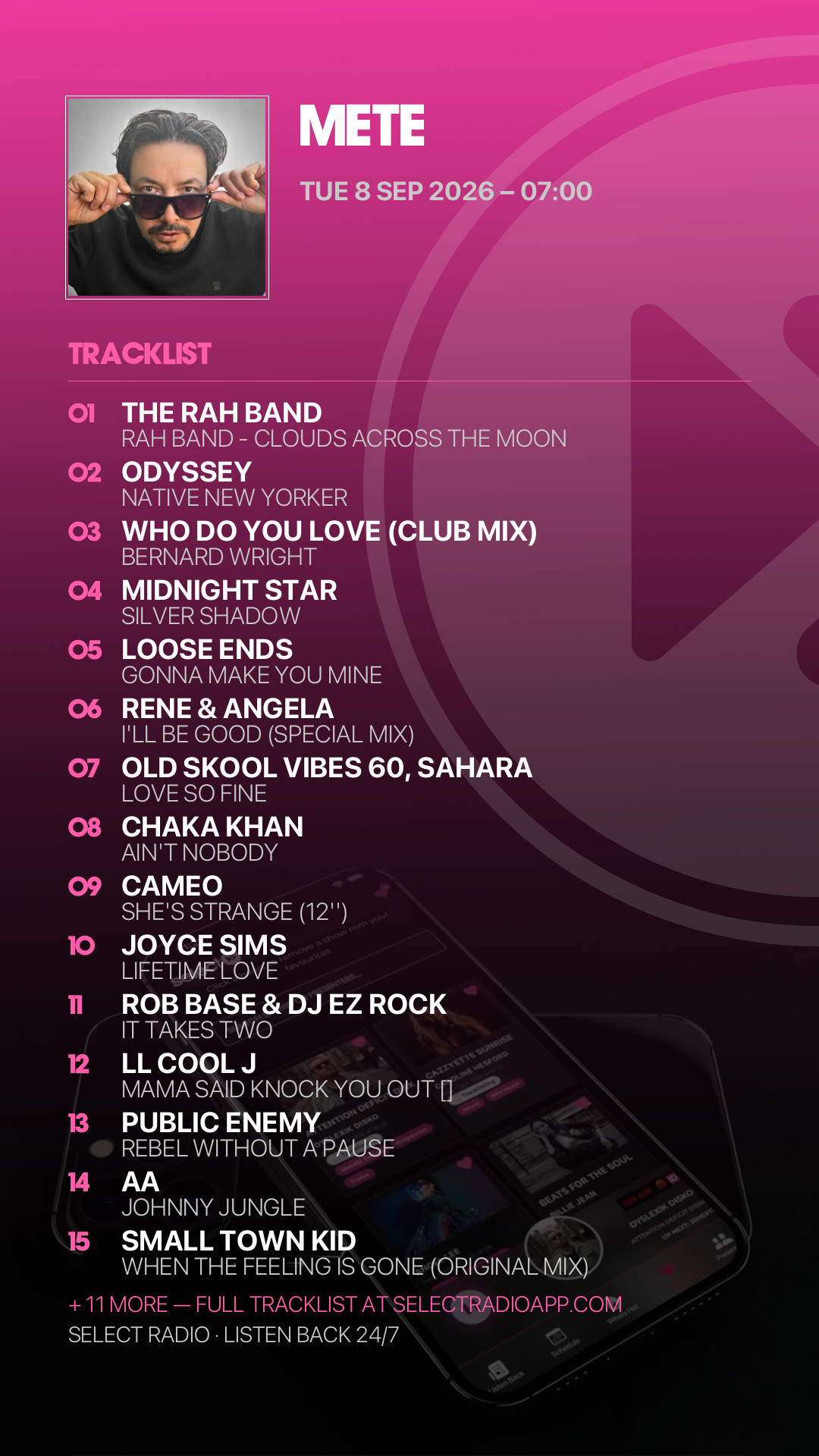 Tracklist Story Preview