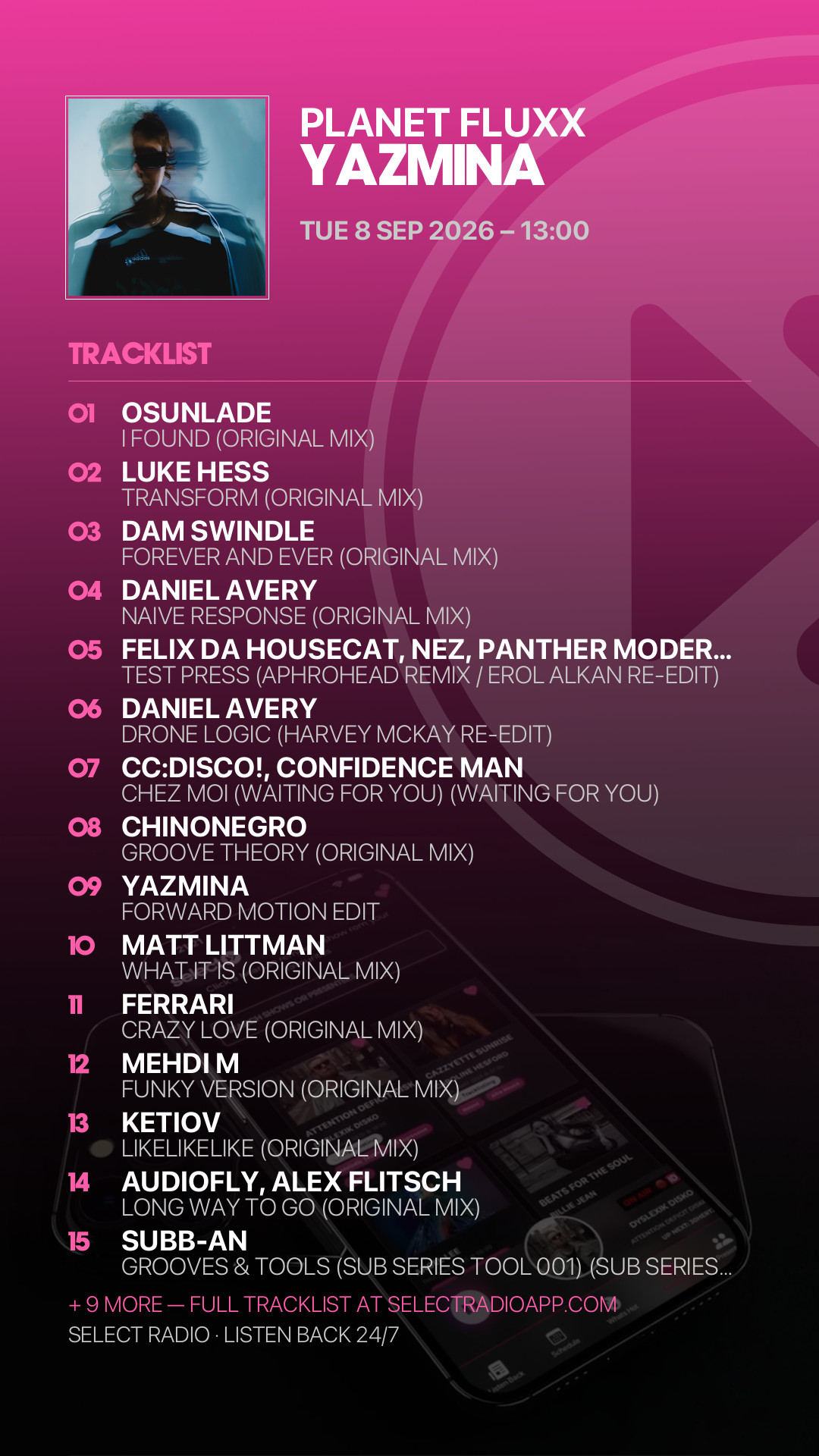 Tracklist Story Preview