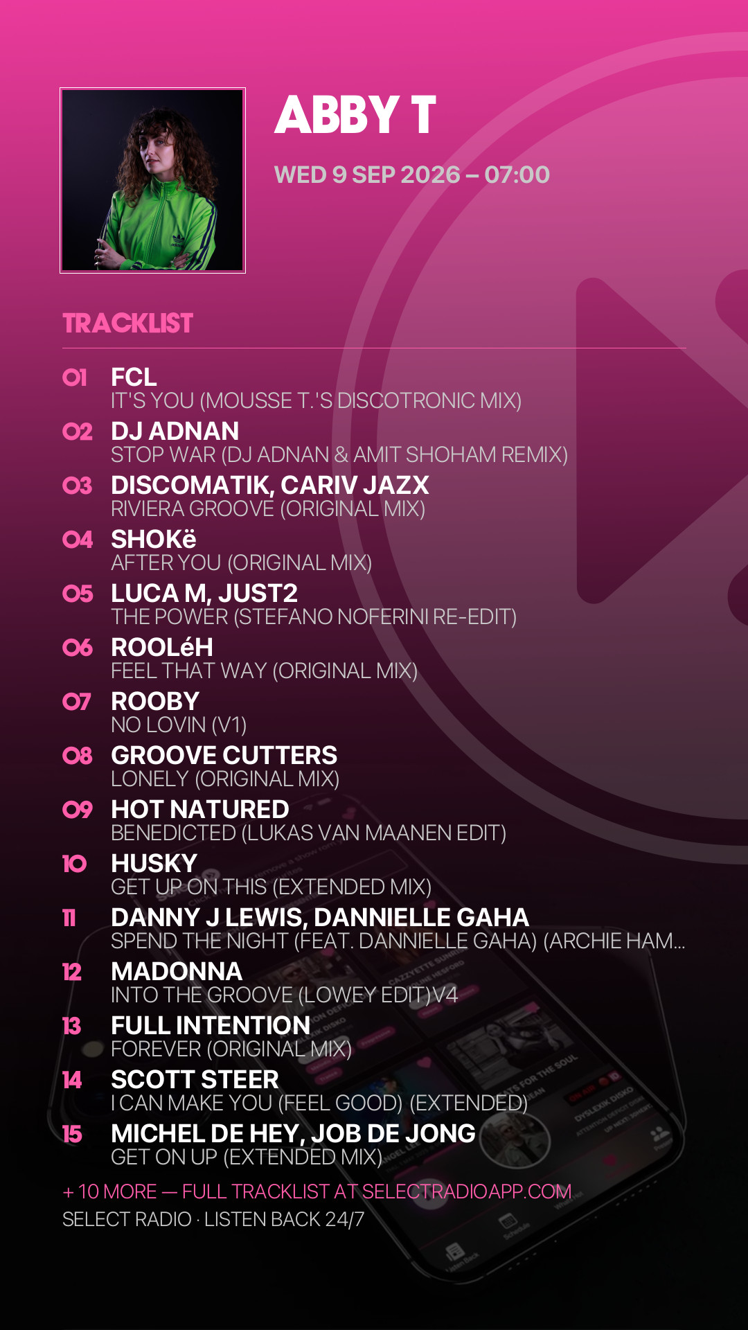 Tracklist Story Preview