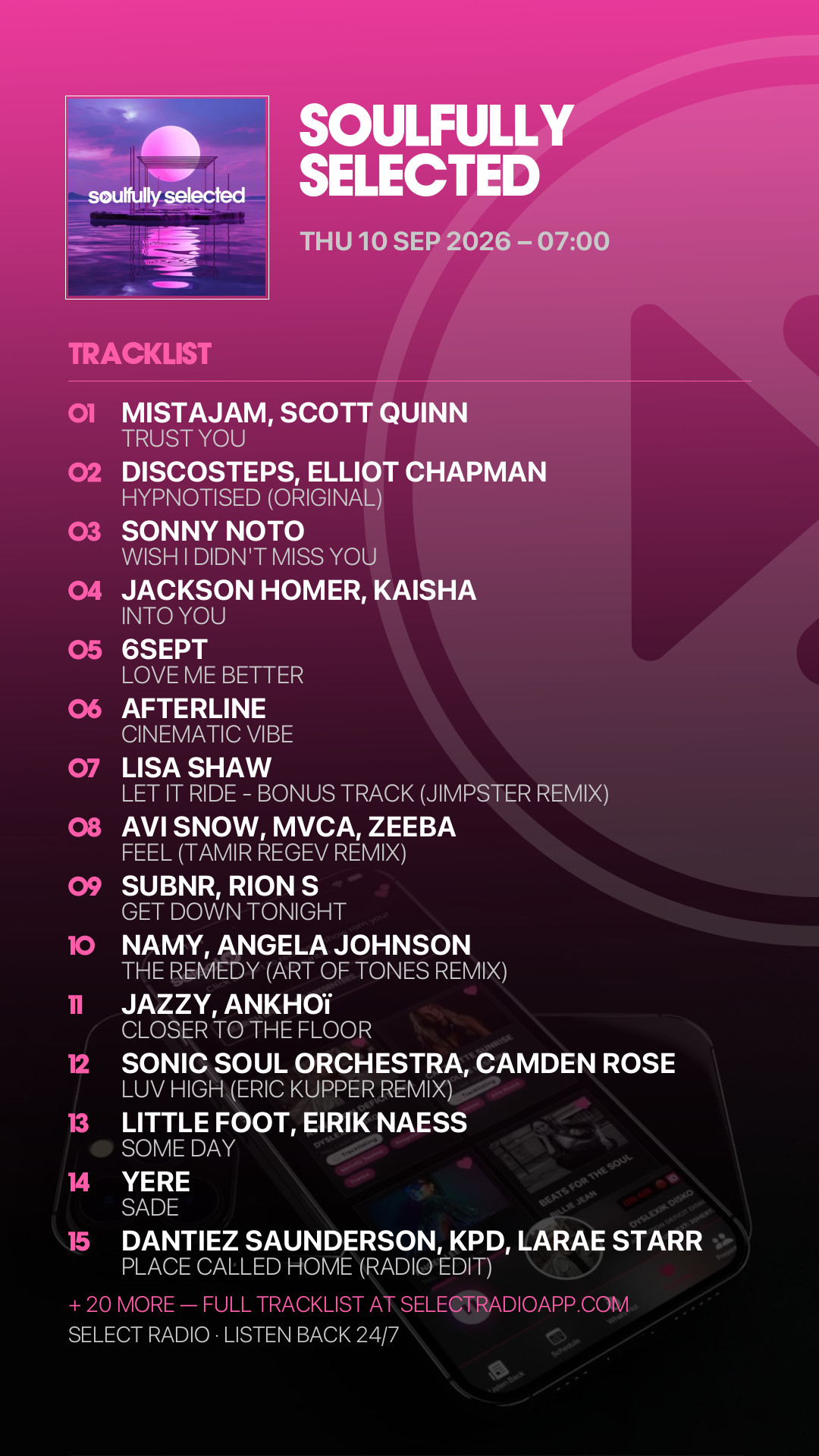 Tracklist Story Preview