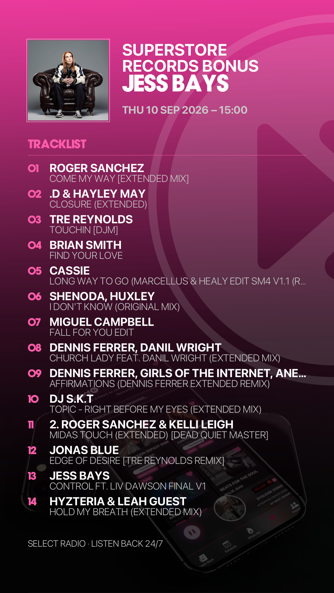 Tracklist Story Preview