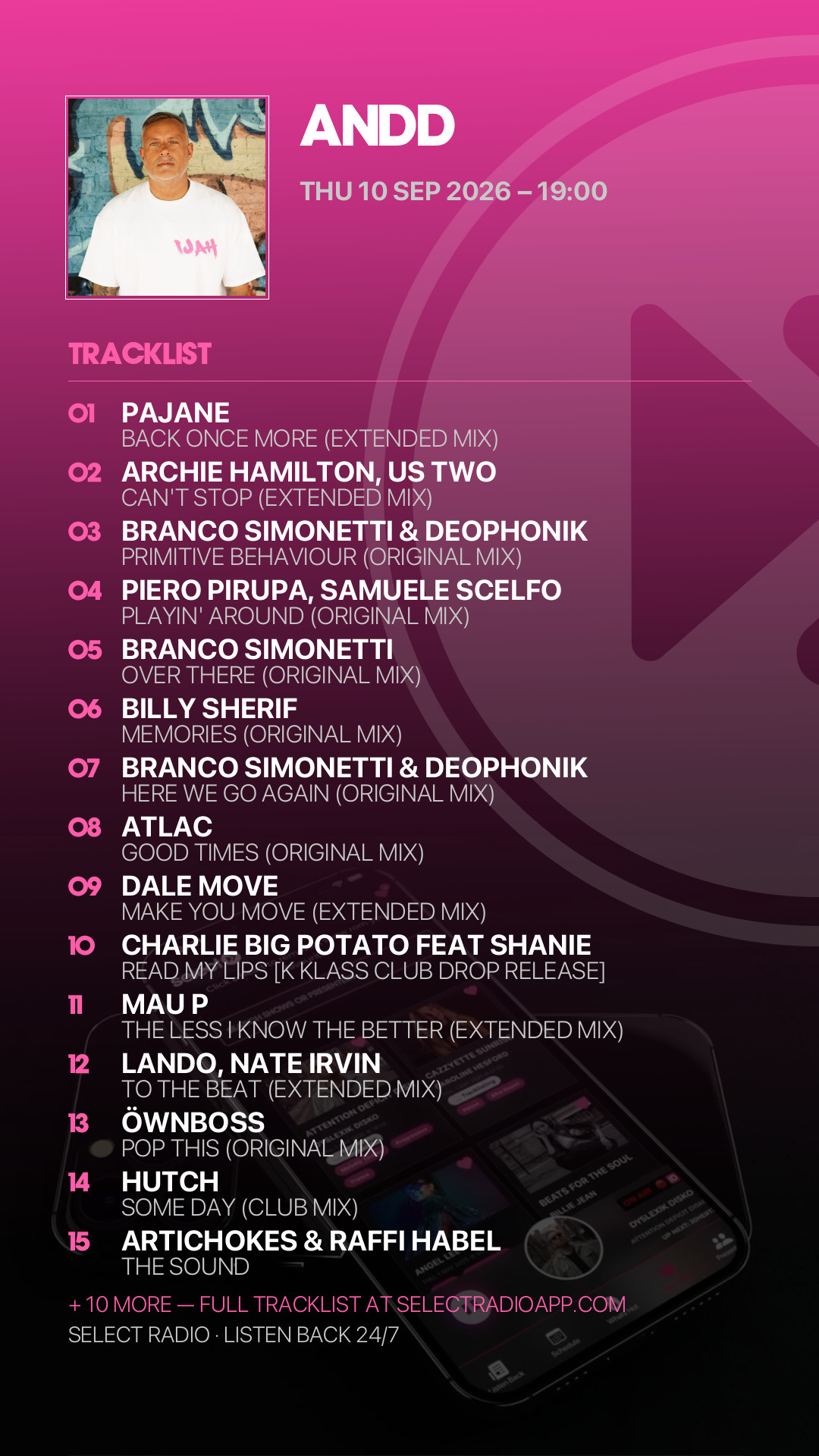 Tracklist Story Preview