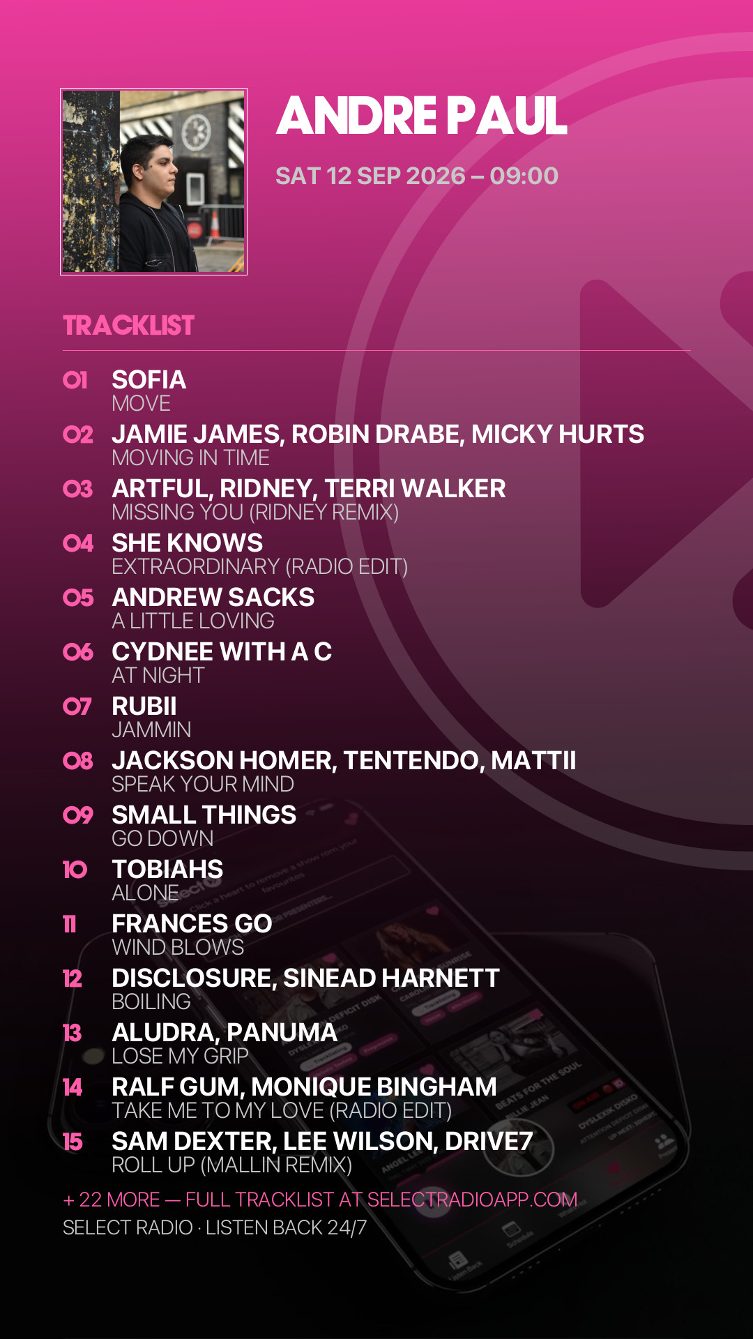 Tracklist Story Preview