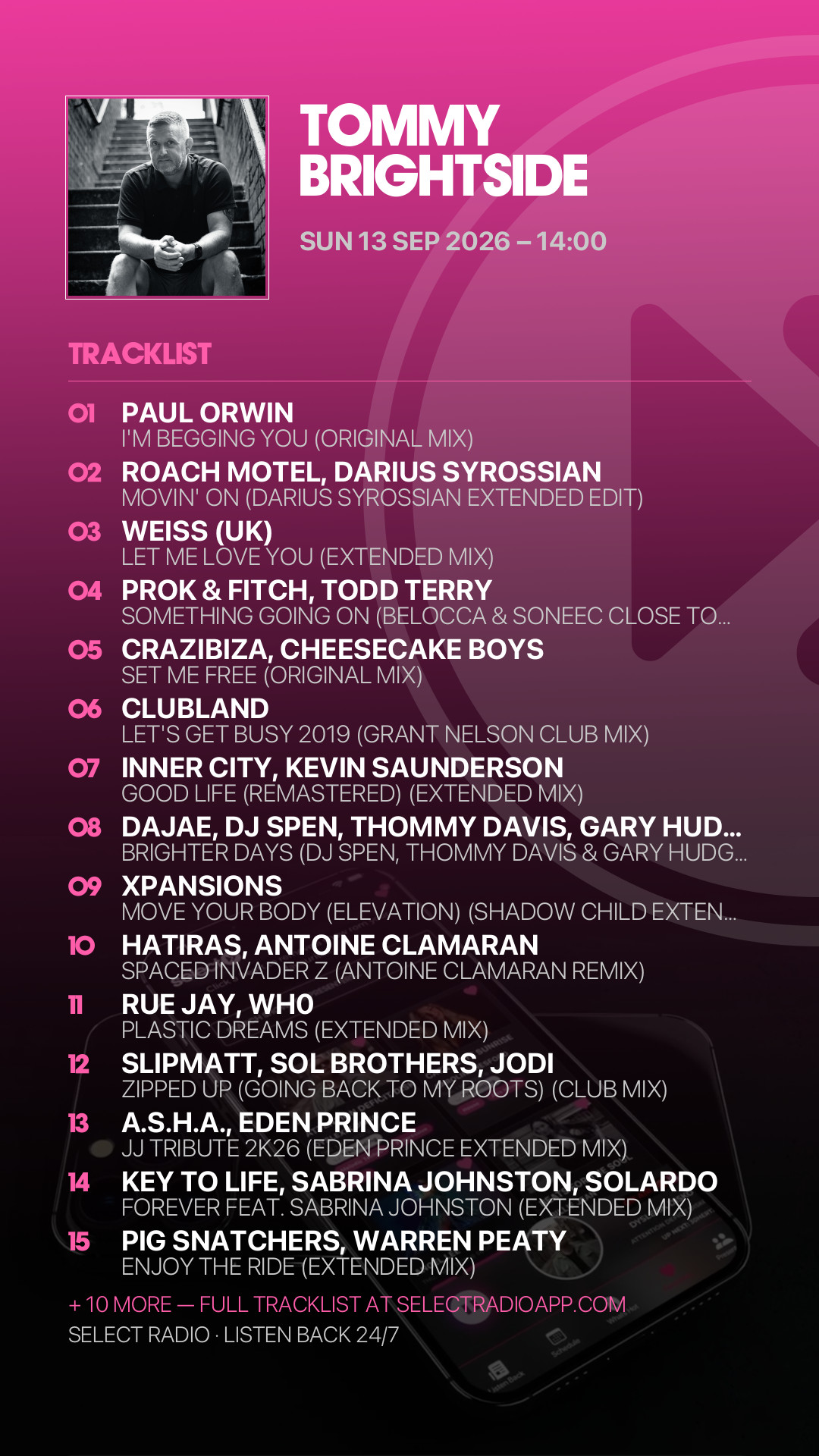 Tracklist Story Preview