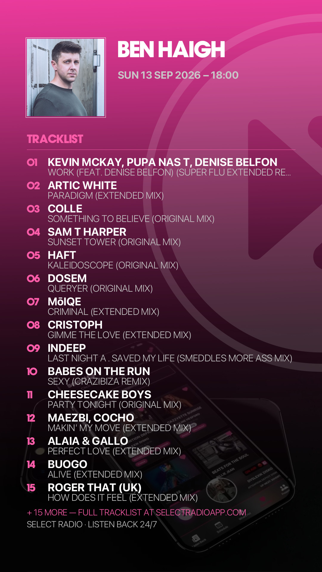 Tracklist Story Preview