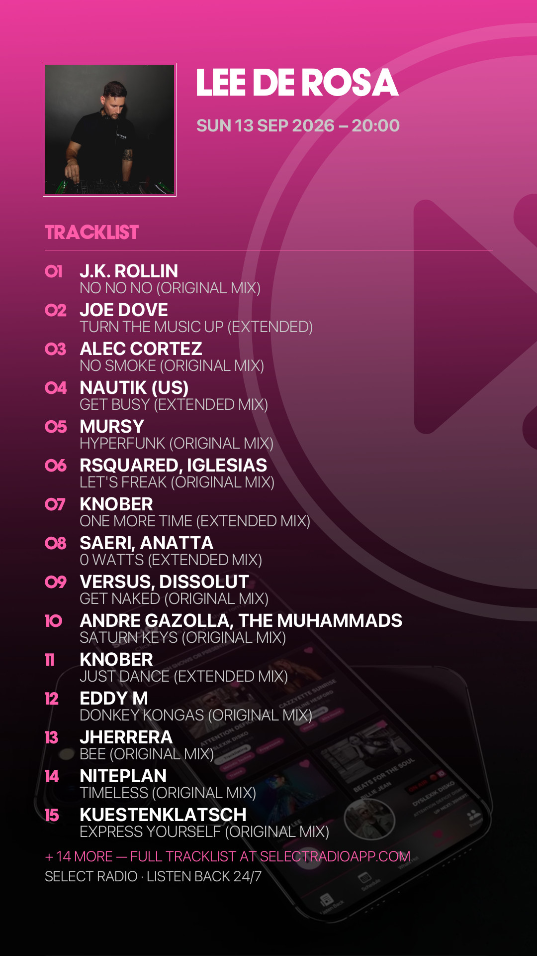 Tracklist Story Preview
