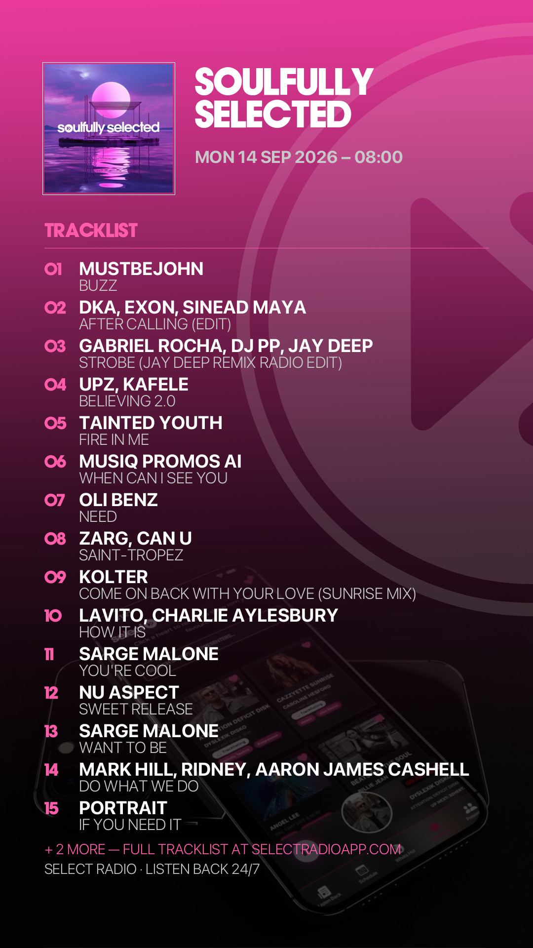 Tracklist Story Preview