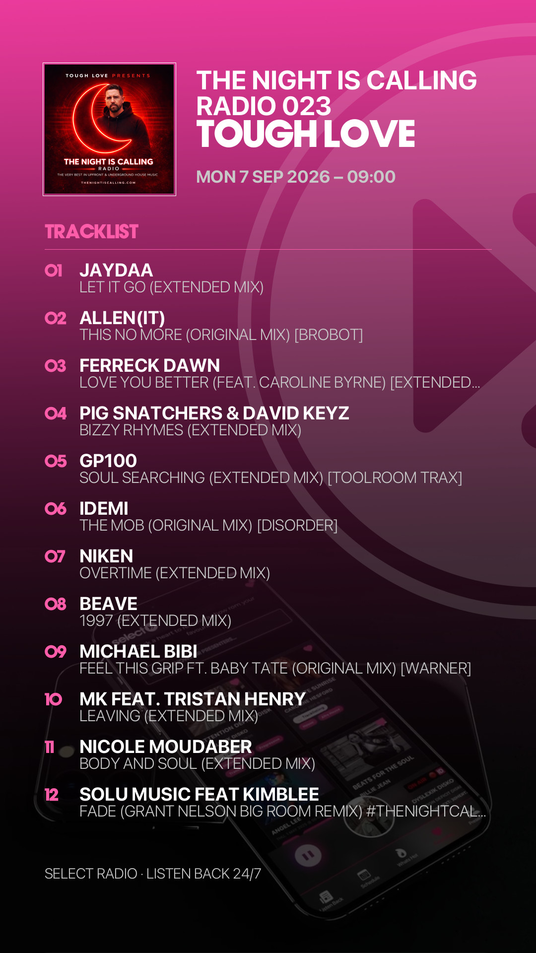 Tracklist Story Preview