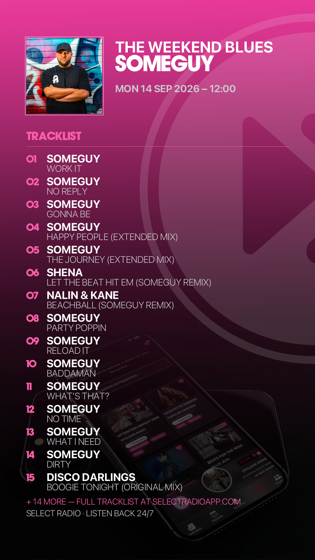 Tracklist Story Preview
