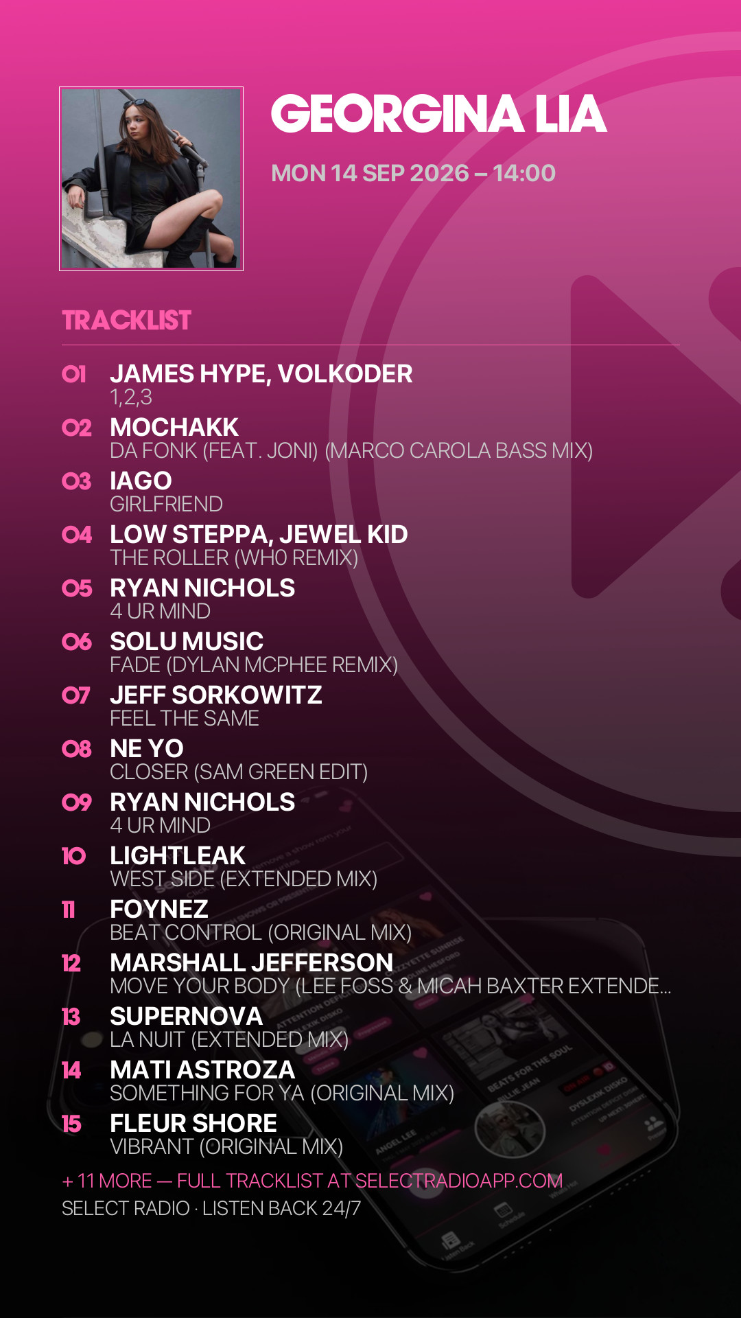 Tracklist Story Preview