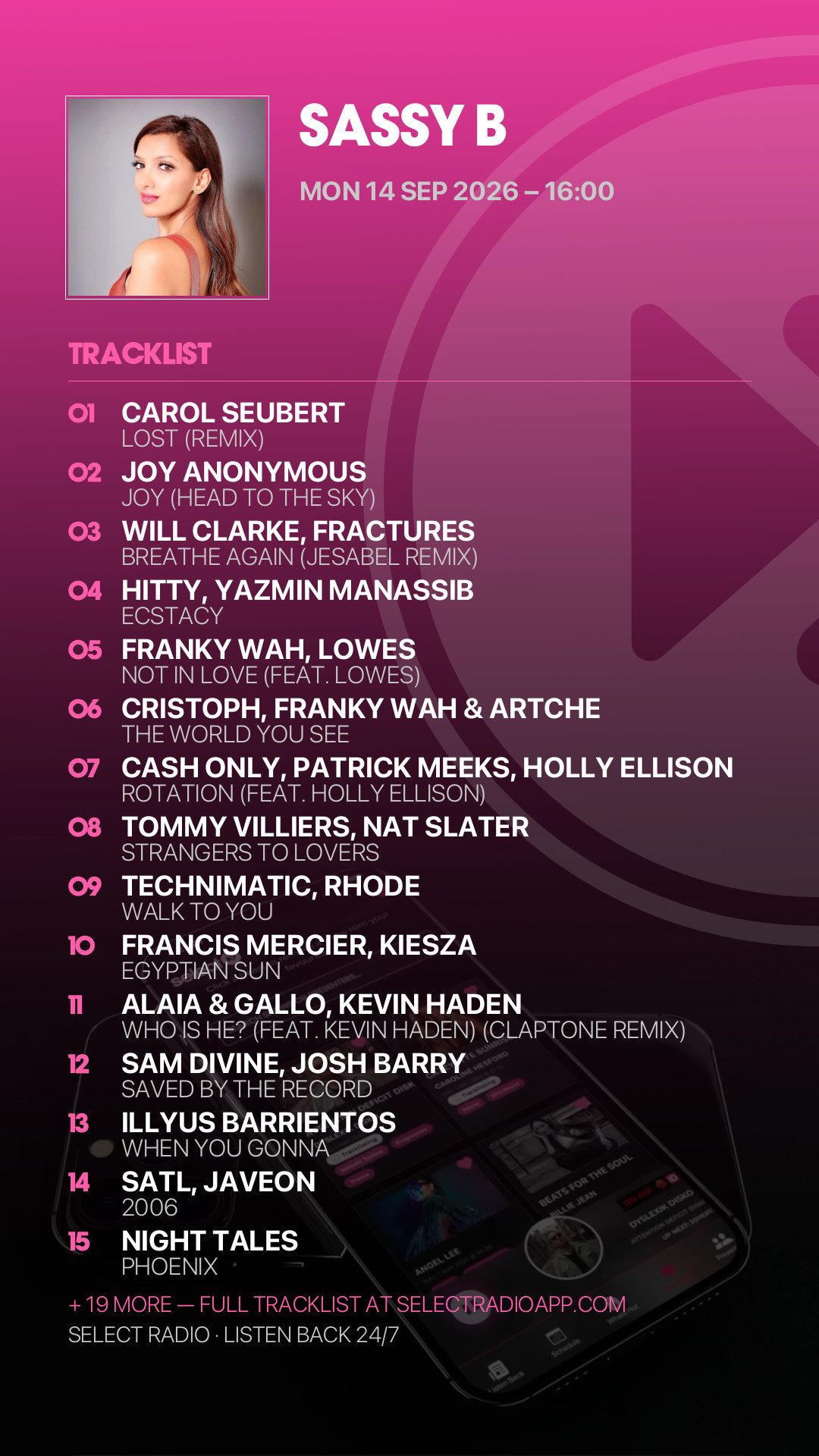 Tracklist Story Preview