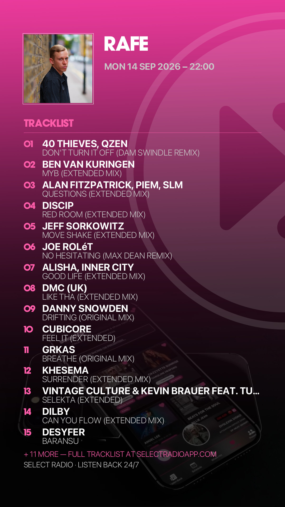 Tracklist Story Preview