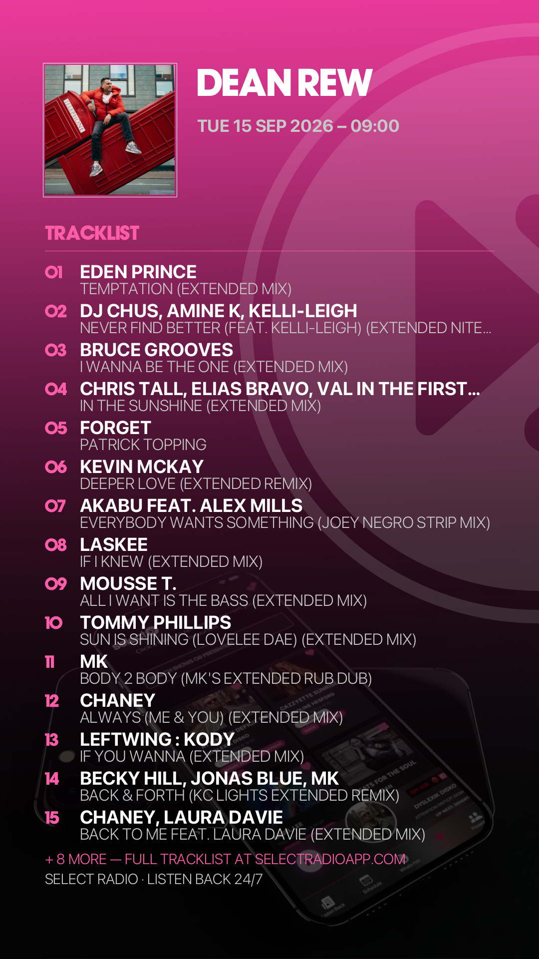 Tracklist Story Preview