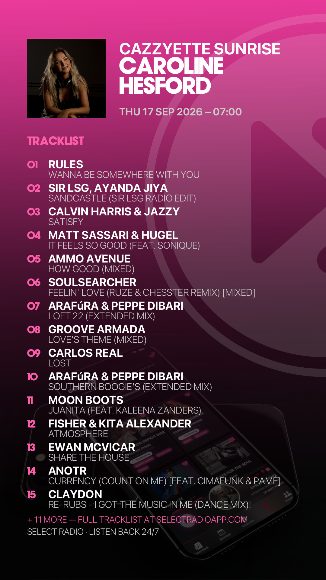 Tracklist Story Preview