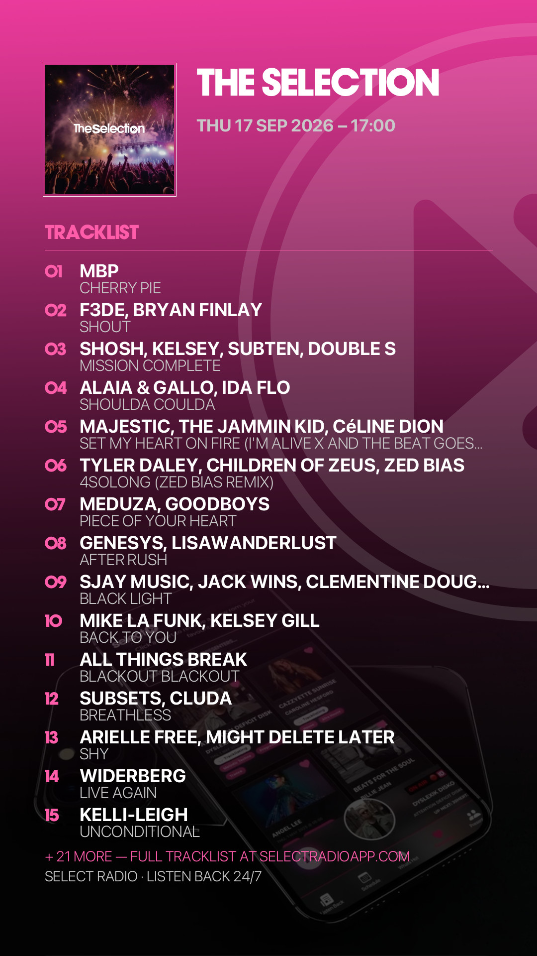 Tracklist Story Preview