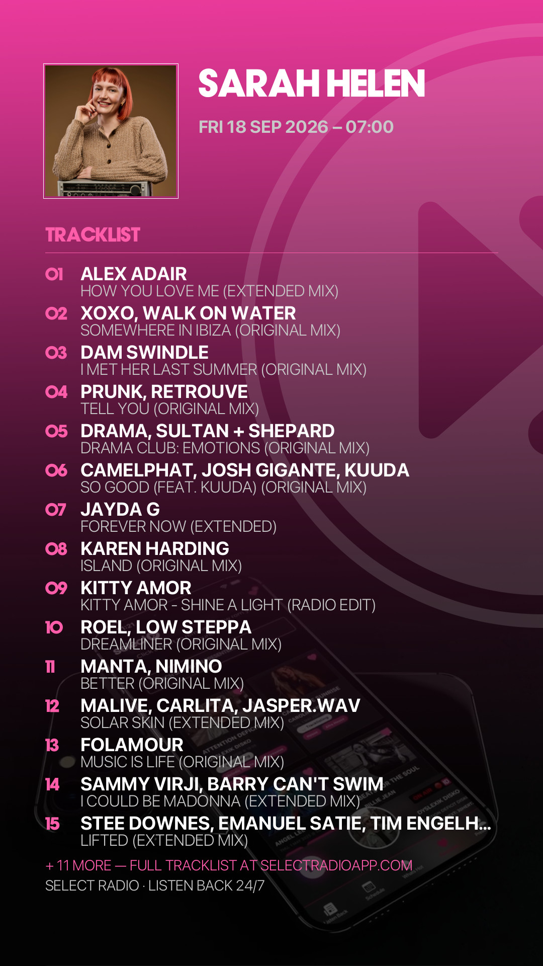 Tracklist Story Preview