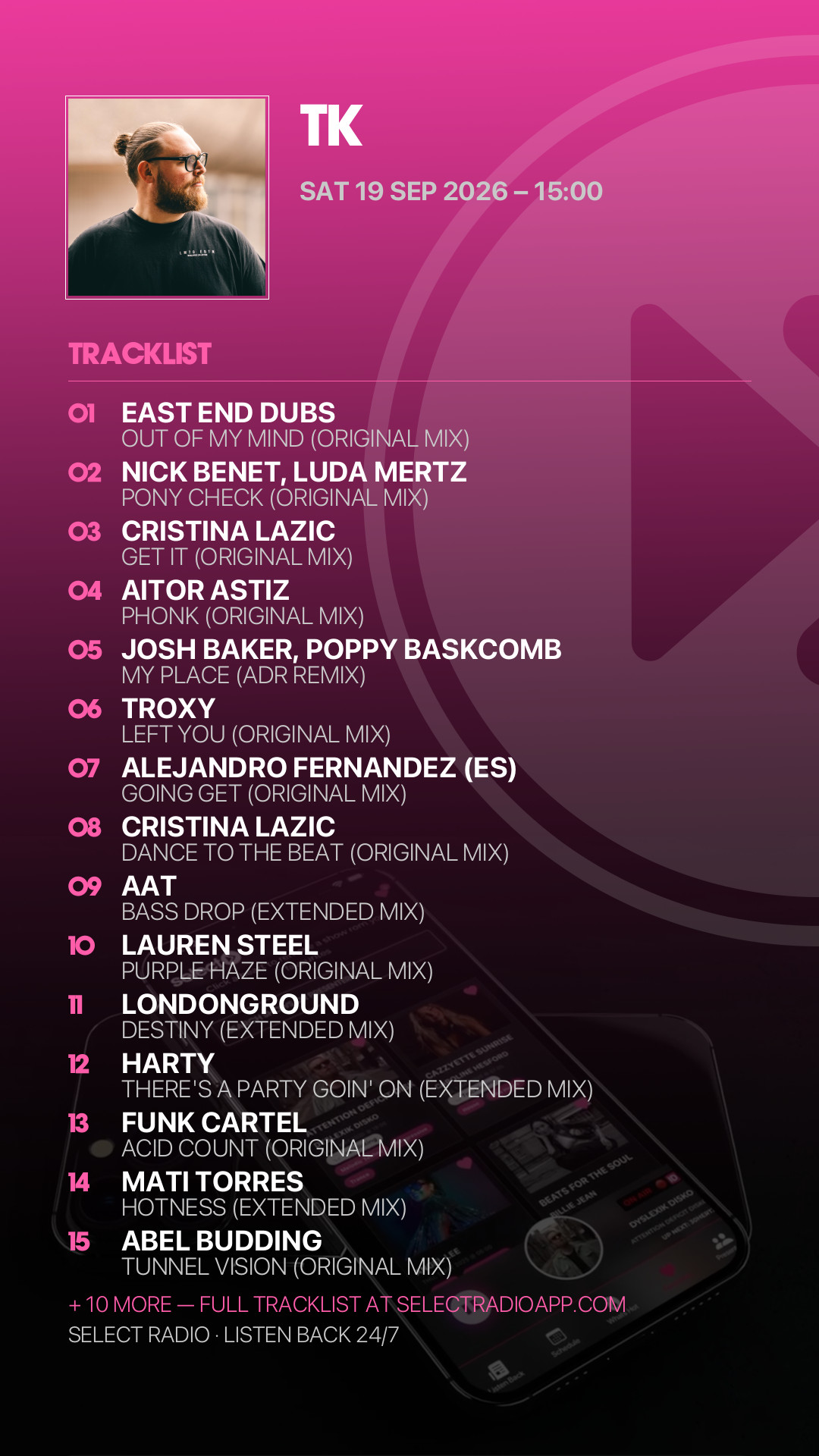Tracklist Story Preview