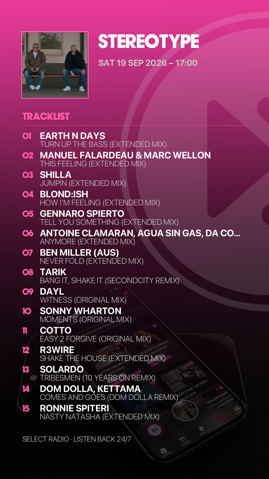Tracklist Story Preview