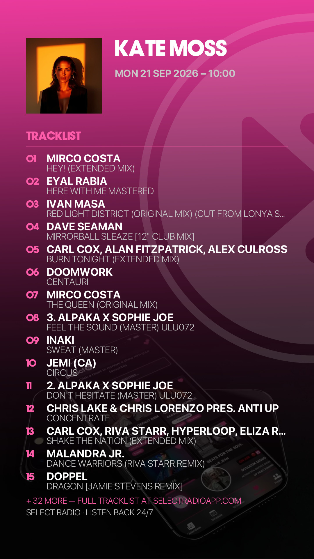 Tracklist Story Preview