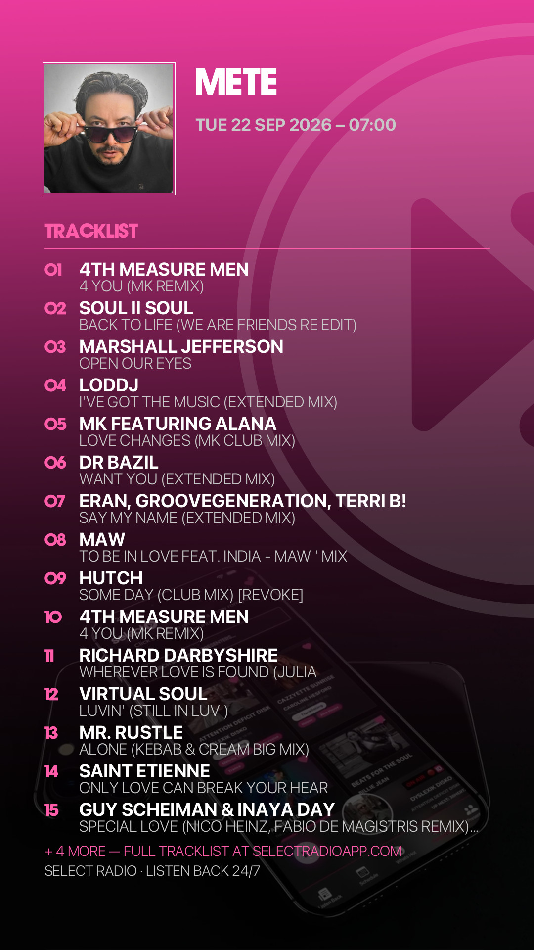 Tracklist Story Preview