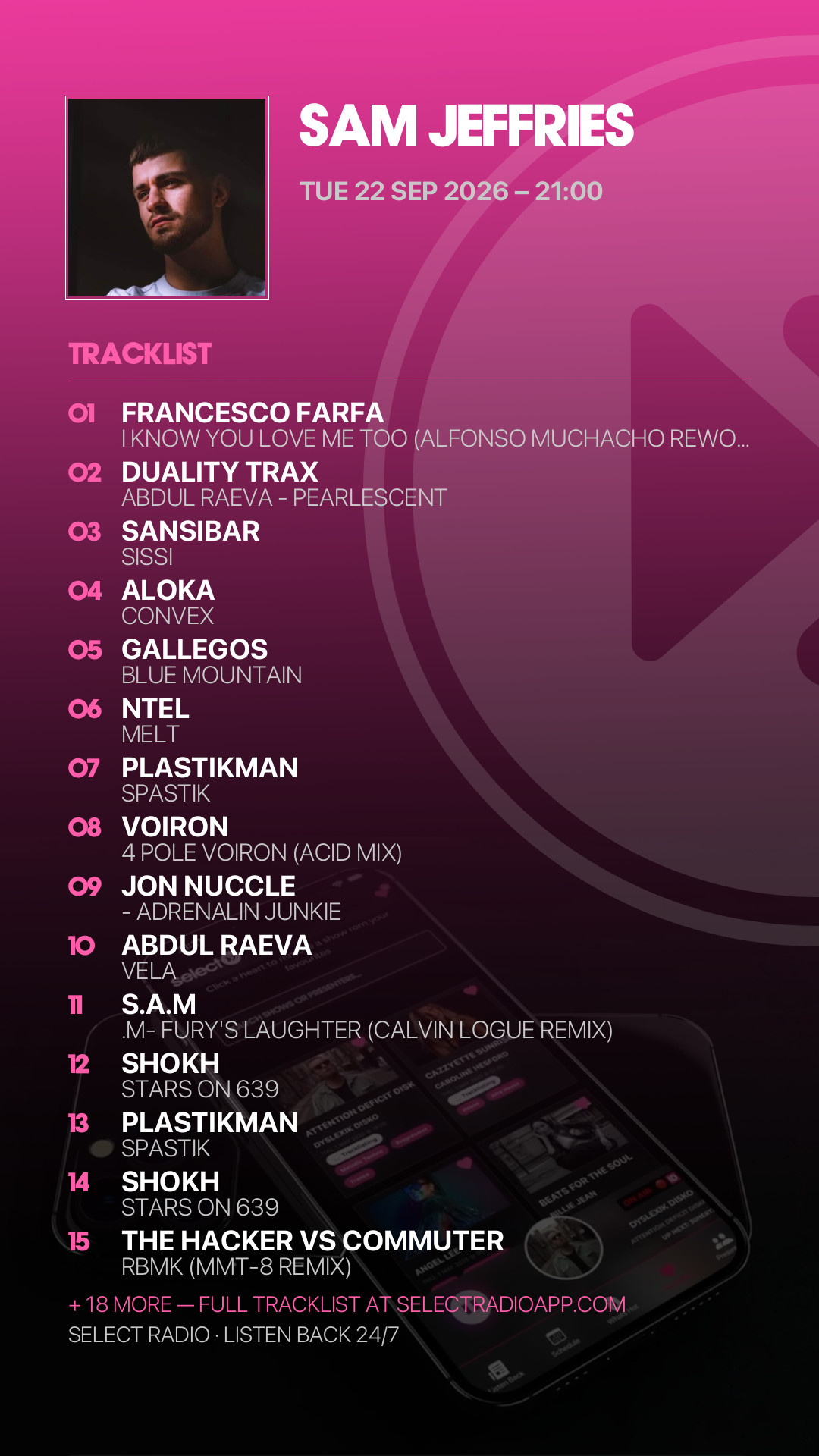 Tracklist Story Preview