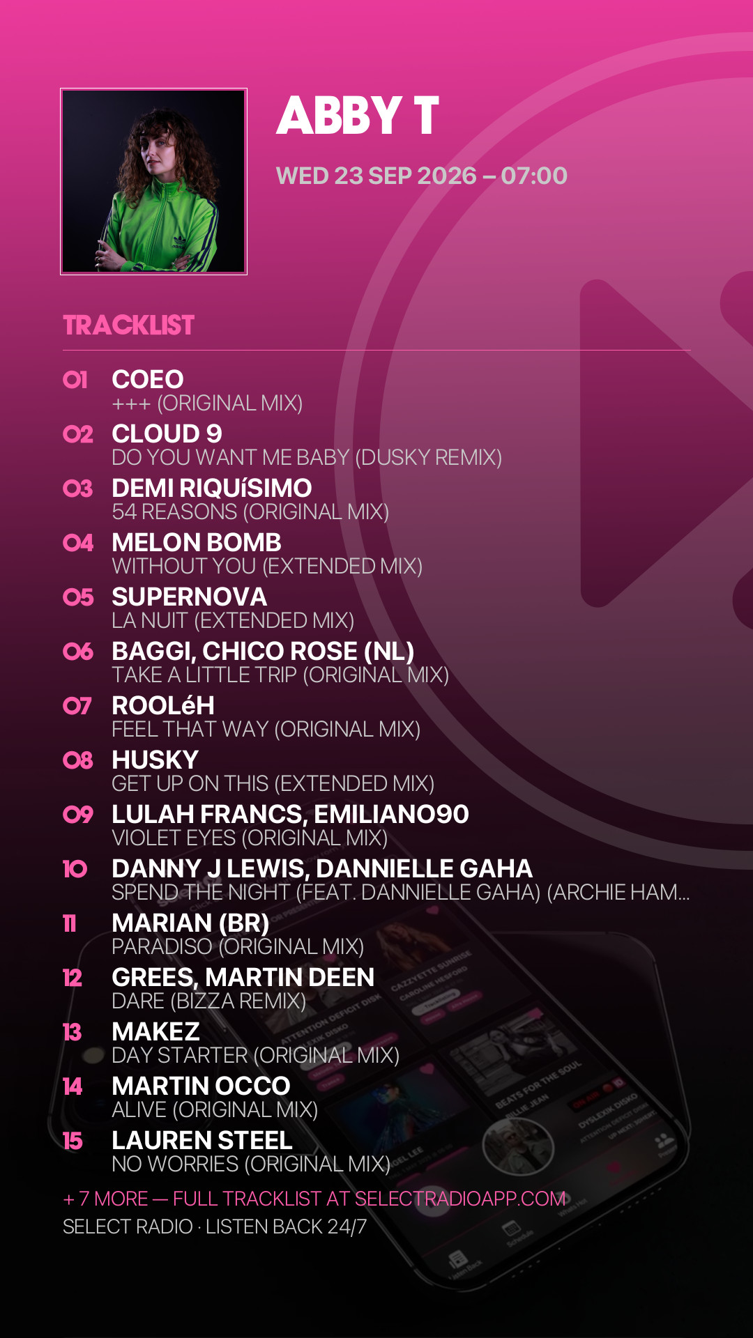 Tracklist Story Preview