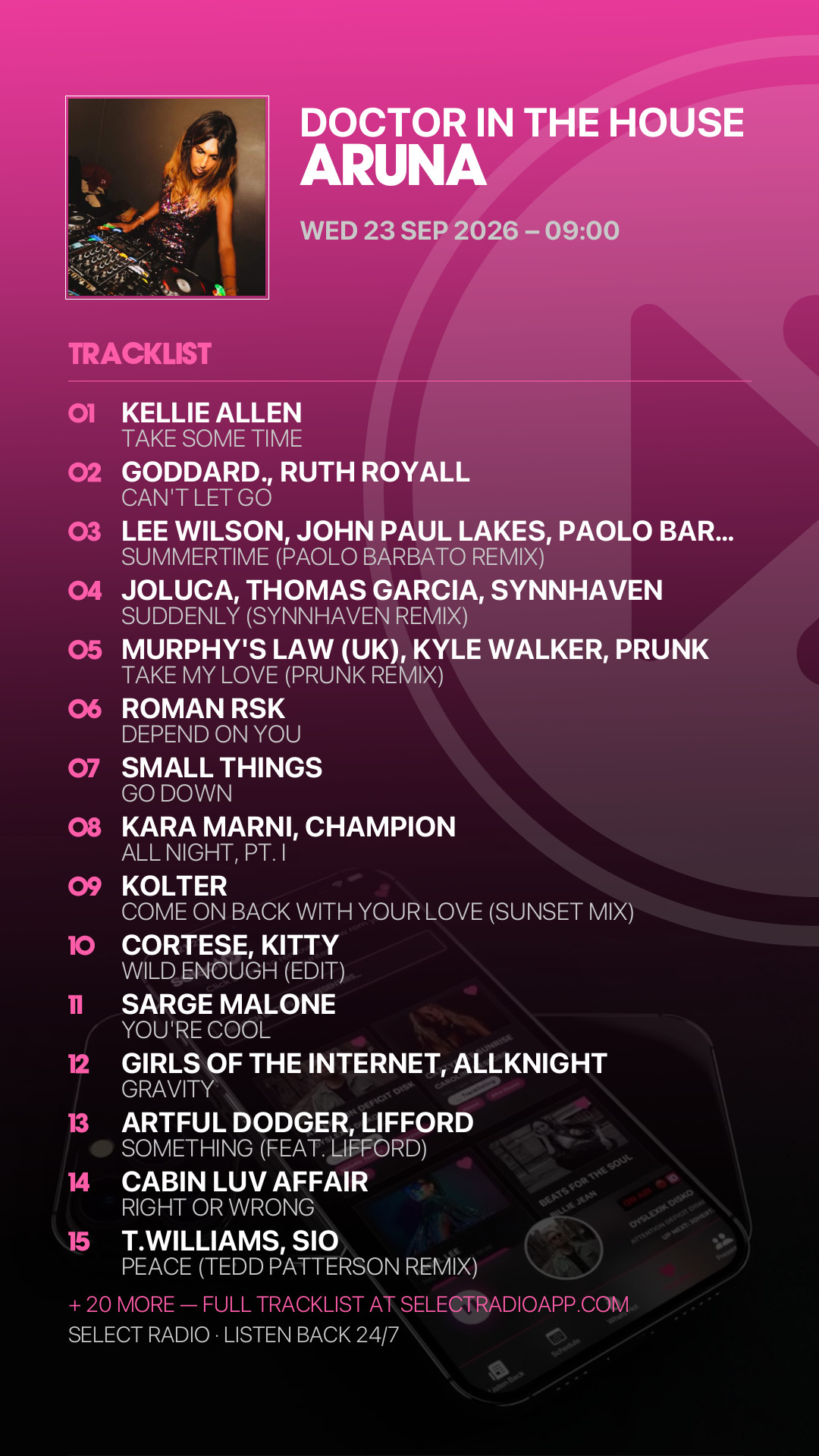 Tracklist Story Preview