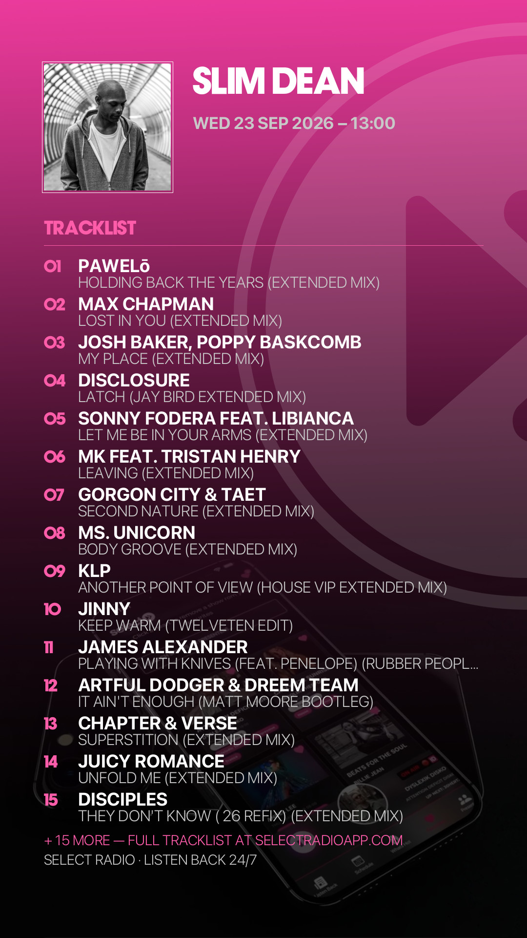 Tracklist Story Preview